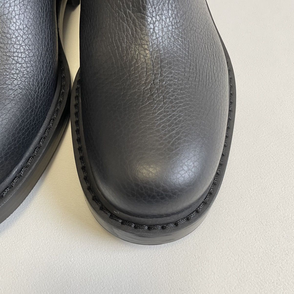 Dries Van Noten Black Tumbled Leather Boots Size US 9 / EU 42 - 11 Thumbnail