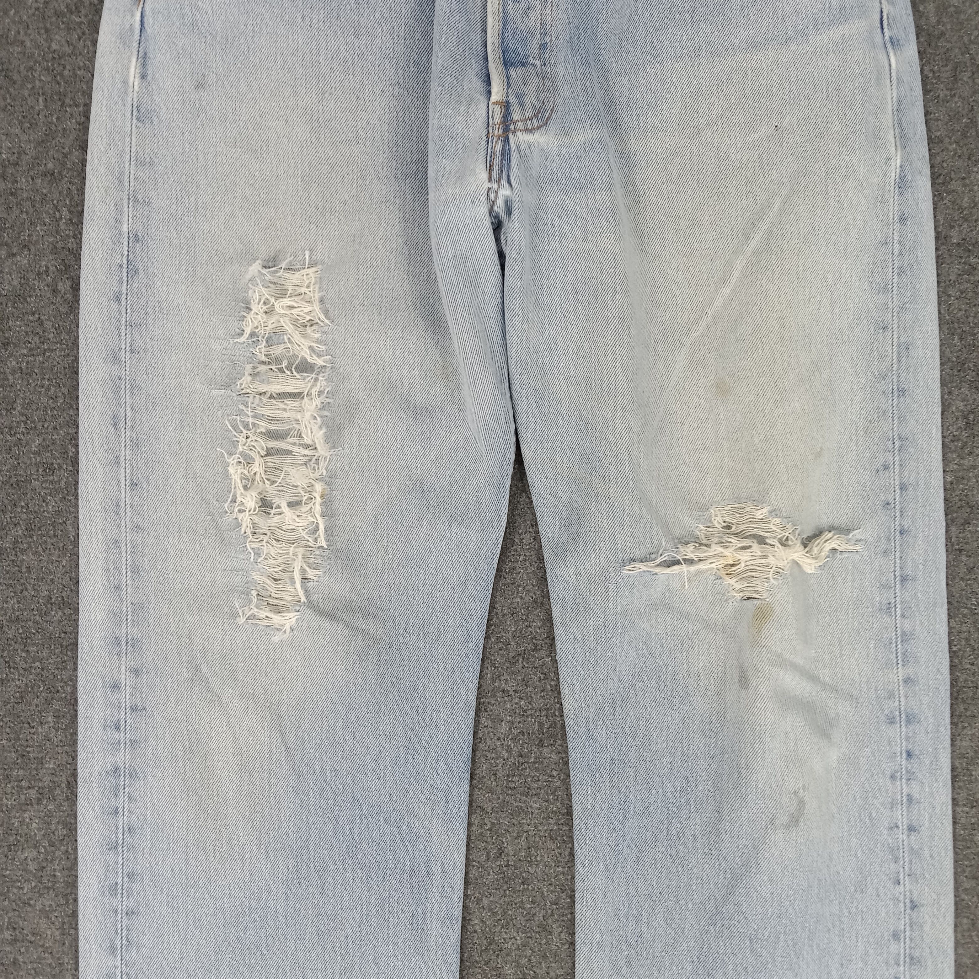 Levi's × Vintage Levi's American Distressed Style Denim Jeans Size US 30 / EU 46 - 2 Thumbnail