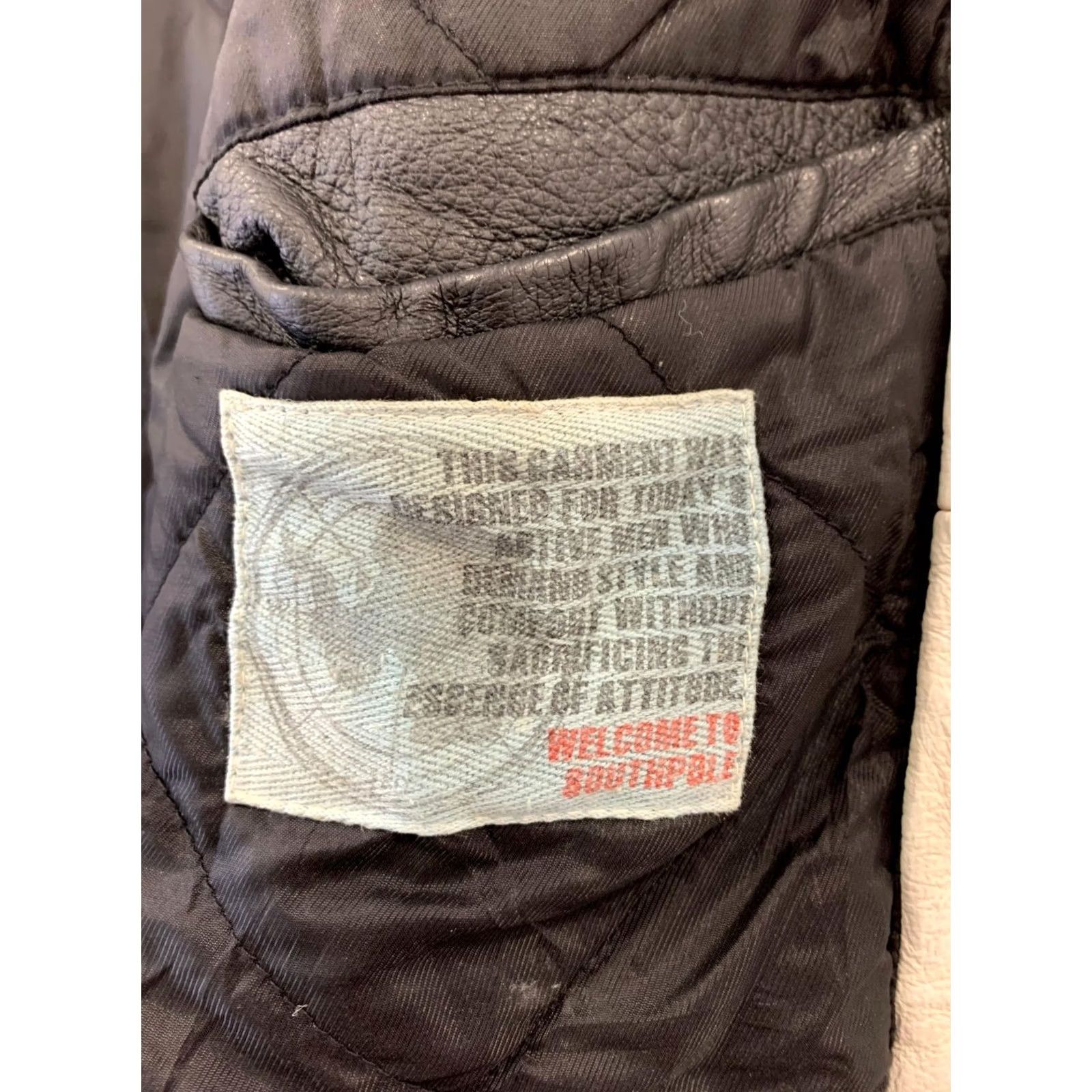 Southpole Southpole 2XL Leather Varsity Jacket Men's White Black Y2K Streetwear Sports Size US XXL / EU 58 / 5 - 4 Thumbnail