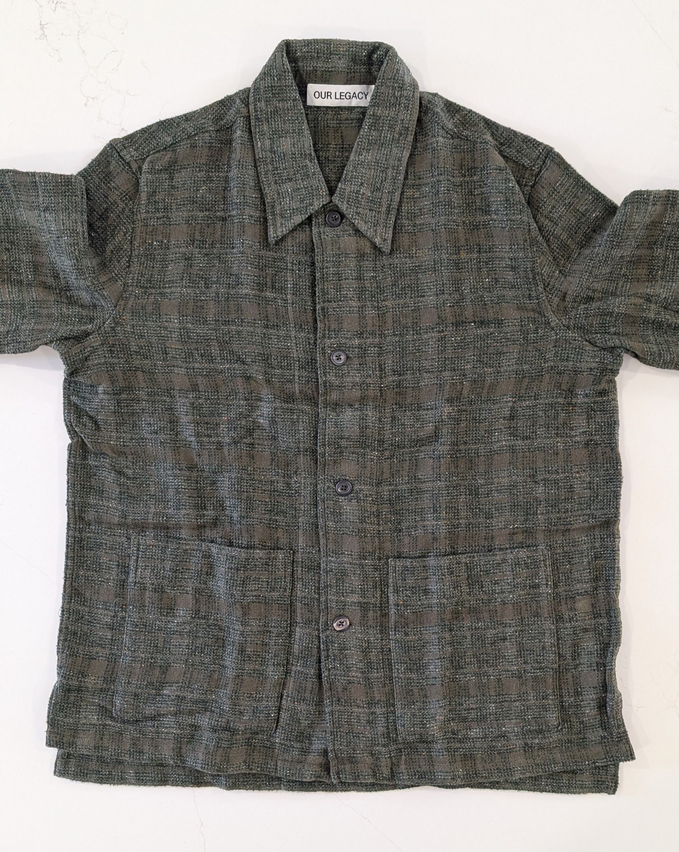 Our Legacy Our Legacy Haven Jacket Seaweed Sparse Check Size 48 M Size US M / EU 48-50 / 2 - 6 Thumbnail