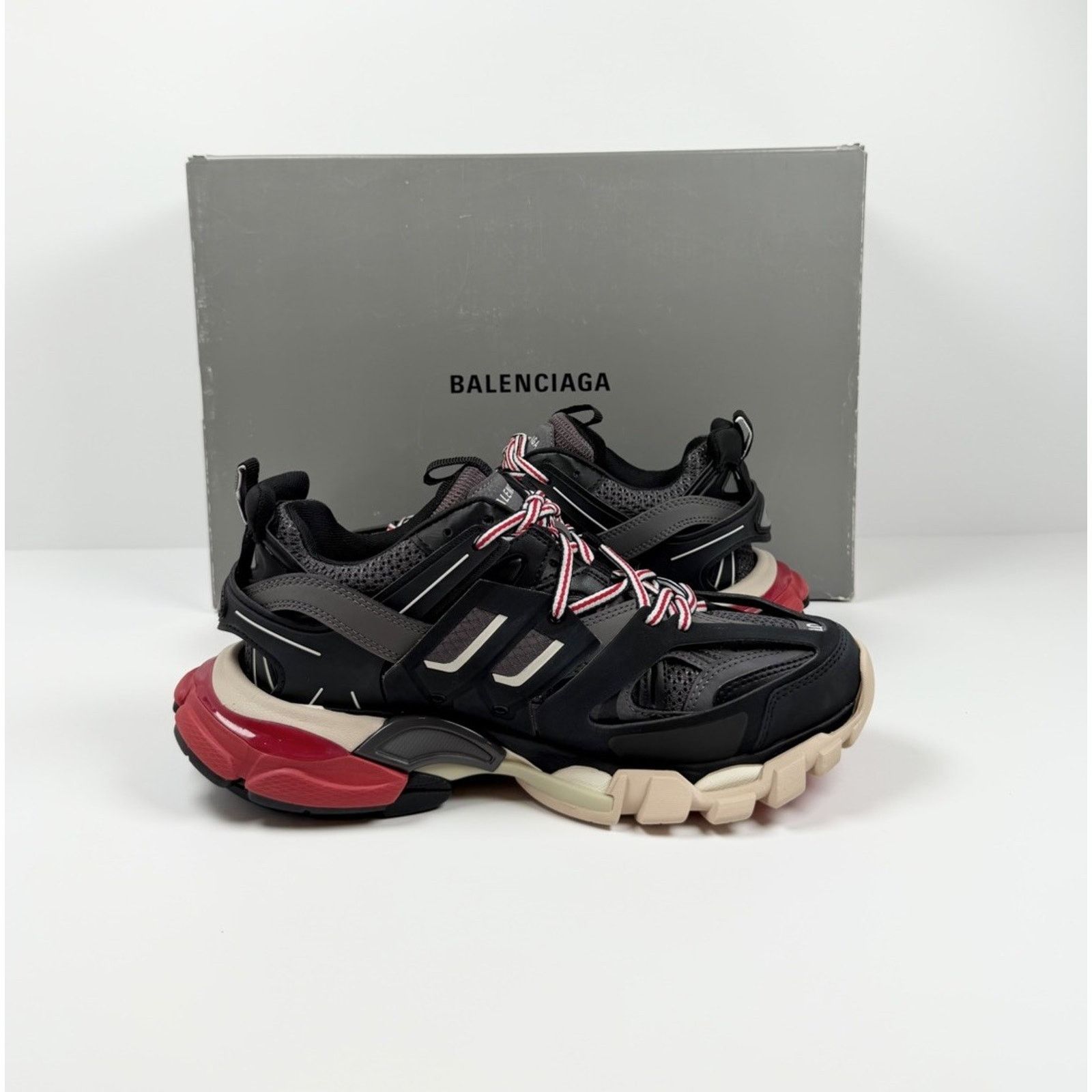 Balenciaga Size 40EU/7US - Balenciaga Track Black Red NEW Size US 7 / EU 40 - 5 Thumbnail
