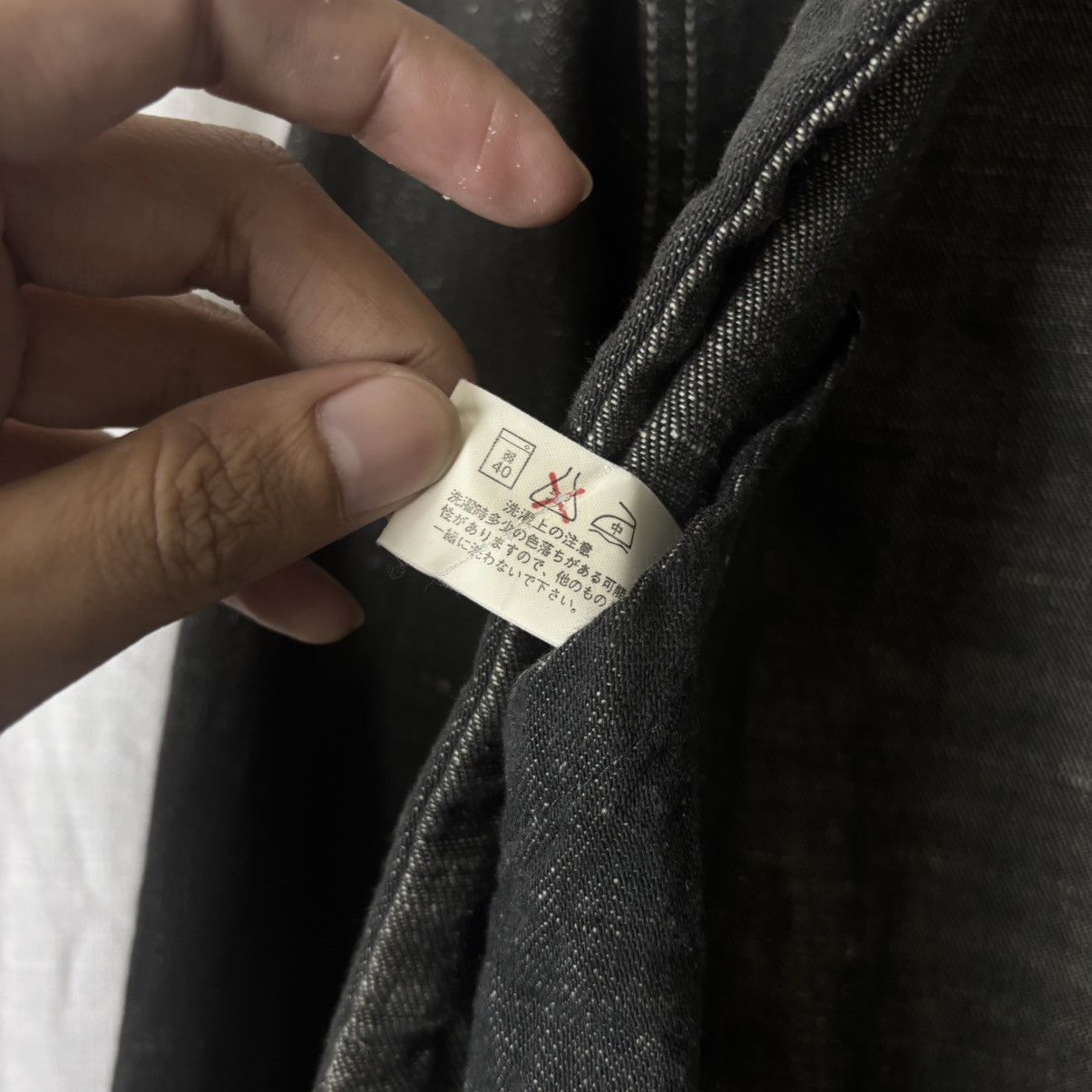 Blue Blue Japan BLUE BLUE JAPAN HEMP DENIM CHORE JACKET Size US S / EU 44-46 / 1 - 9 Thumbnail