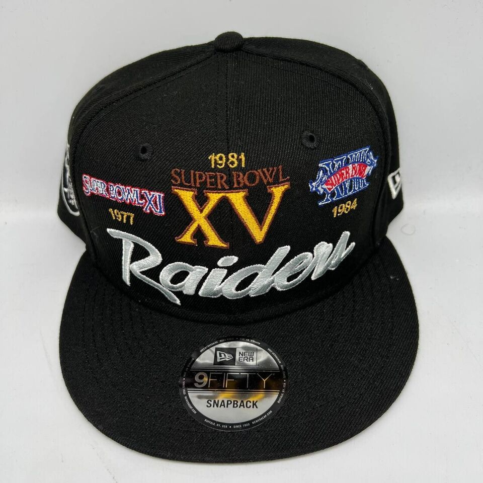 NFL × New Era Las Vegas Raiders Oakland Super Bowl New Era Hat Snapback Size ONE SIZE - 2 Thumbnail