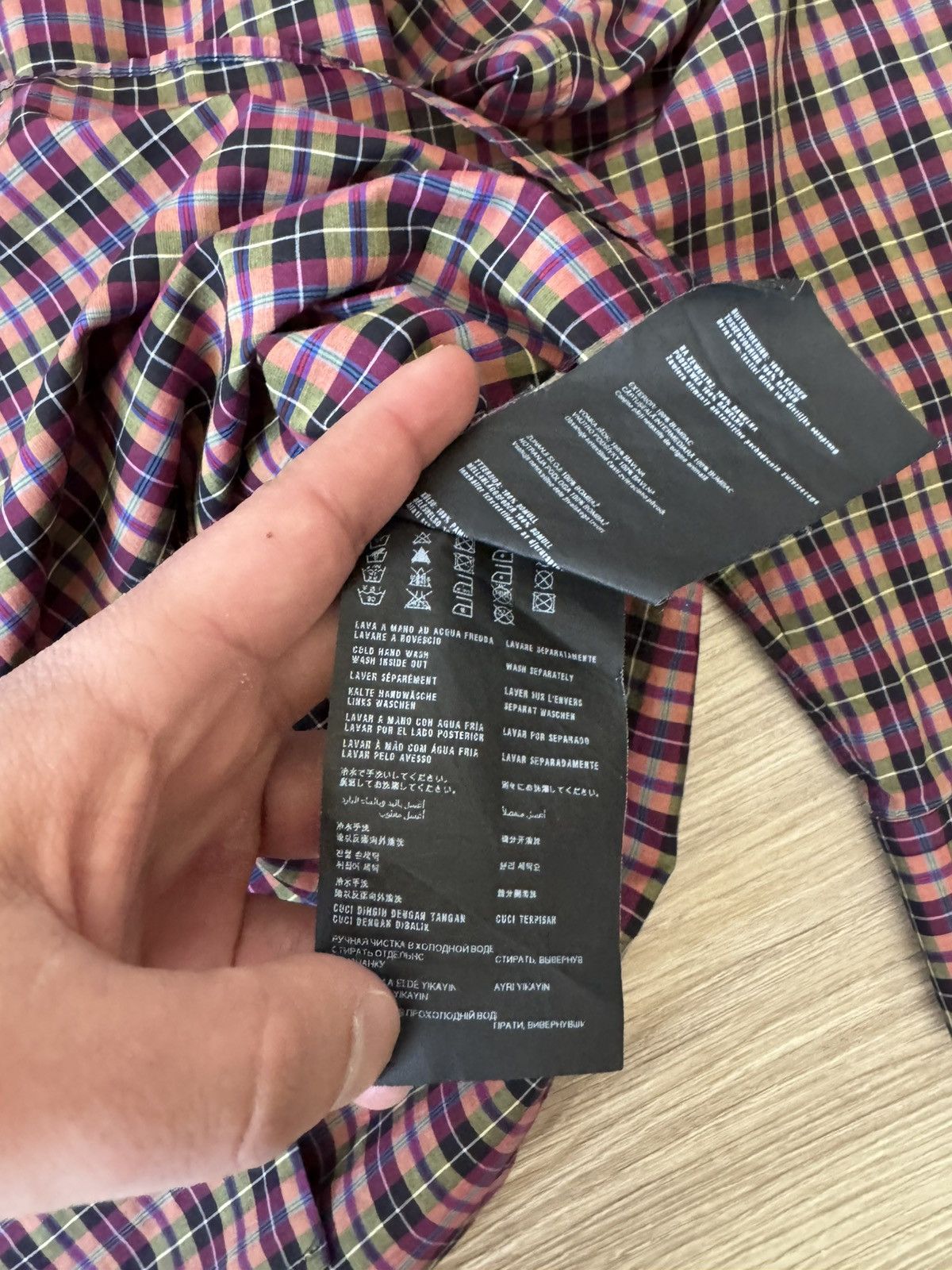 Prada Prada Check Button Up Shirt Size US XXL / EU 58 / 5 - 8 Thumbnail