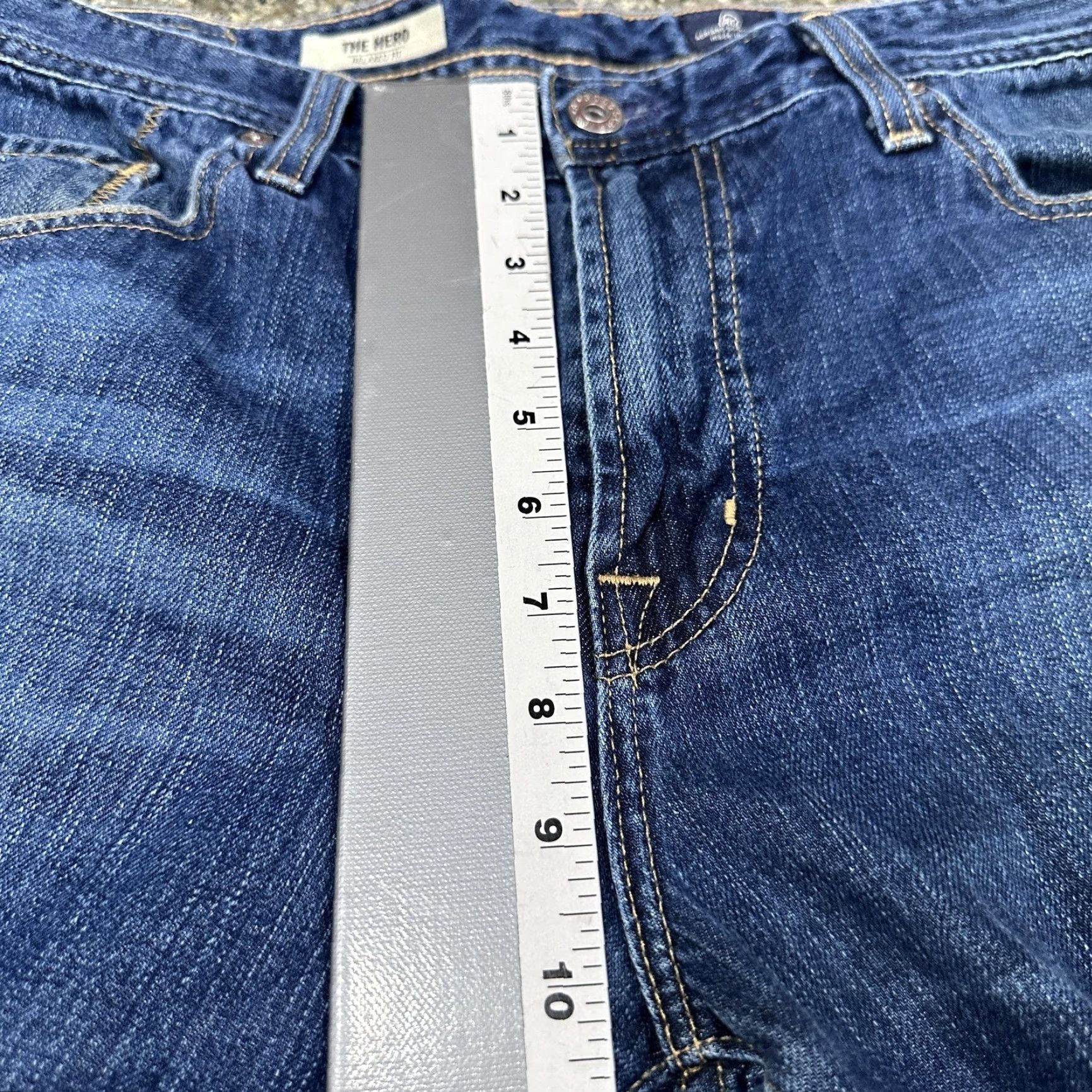 Vintage VINTAGE AG Adriano Goldschmied Jeans 36 Waist 35 Inseam 30 Blue Hero Relaxed Straight Denim Men MENS Jeans Distressed Pockets Made USA Size US 36 / EU 52 - 4 Thumbnail