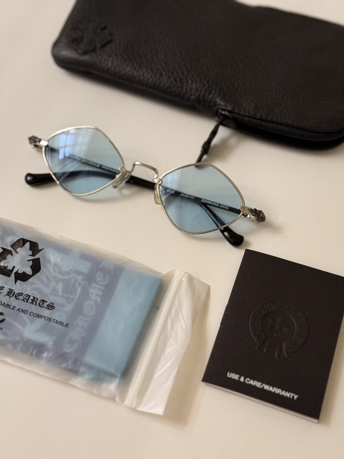 Chrome Hearts Chrome hearts diamond dog sunglasses Size ONE SIZE - 1 Thumbnail