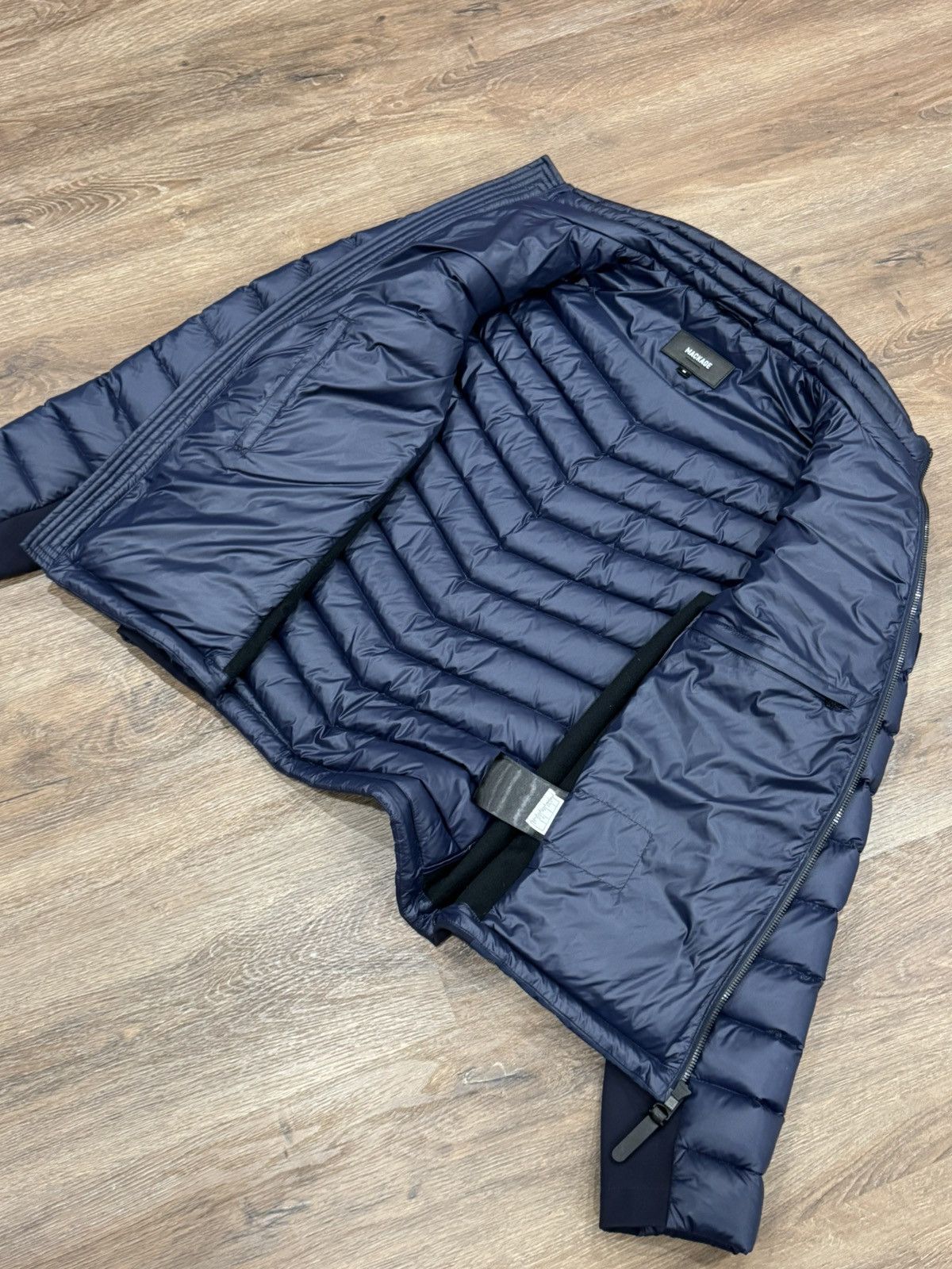 Mackage Mackage Navy Hybrid Down Jacket Lightweight Quilted Puffer Size US S / EU 44-46 / 1 - 10 Thumbnail