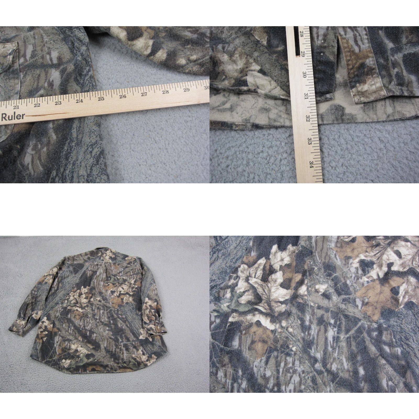 Vintage Mossy Oak Shirt Mens XL Brown Camouflage Button-Up Long Sleeve Collared Outdoor 1A Size US XL / EU 56 / 4 - 8 Thumbnail