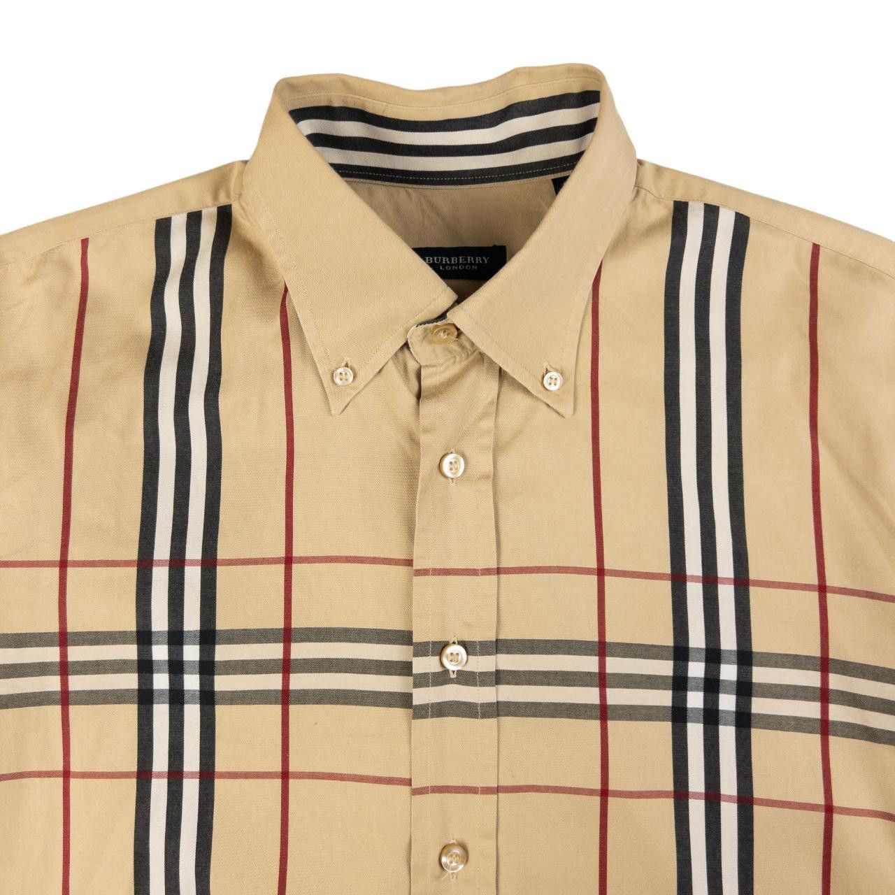 Burberry Burberry Nova Check Long Sleeve Button Up Shirt Size L Size US L / EU 52-54 / 3 - 3 Thumbnail