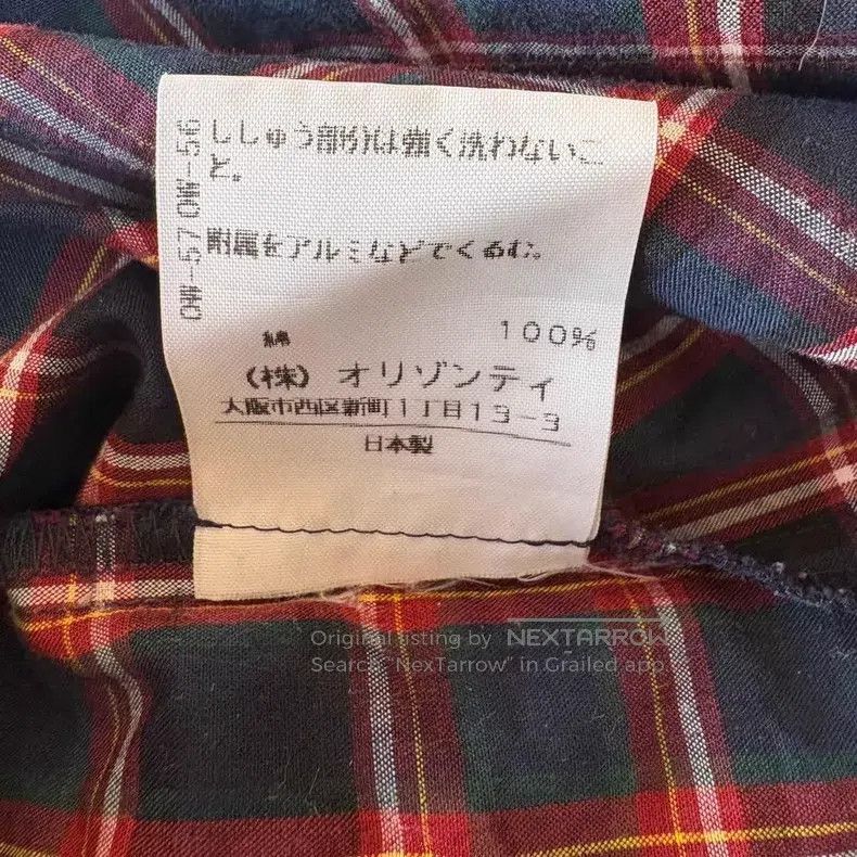 Vivienne Westwood Vivienne Westwood Red Label Red Logo Plaid Collar Long Sle Size M / US 6-8 / IT 42-44 - 9 Thumbnail