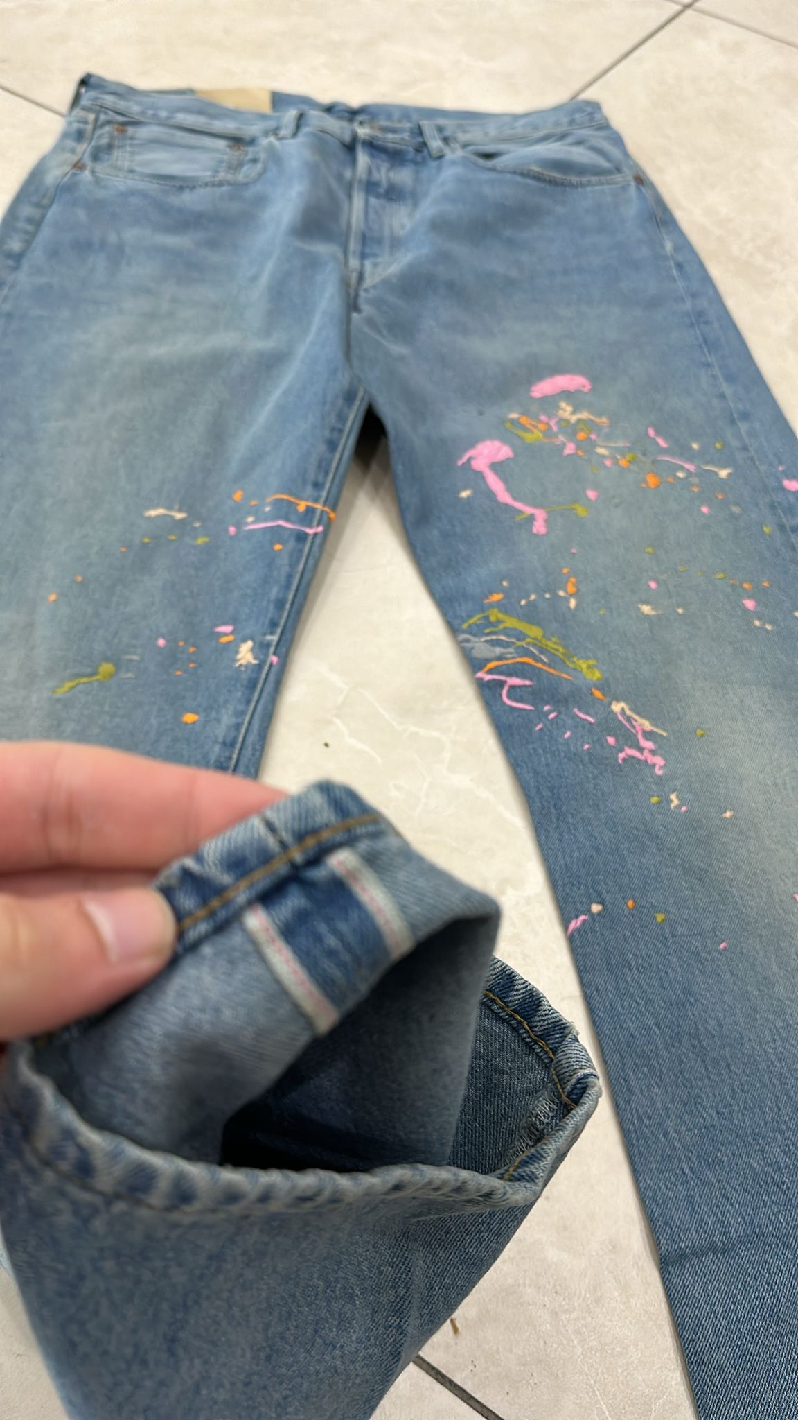 Levi's Vintage Clothing LVC Levi's Vintage Clothing 1955 501XX BigE Selvedge Jeans Size US 34 / EU 50 - 3 Thumbnail
