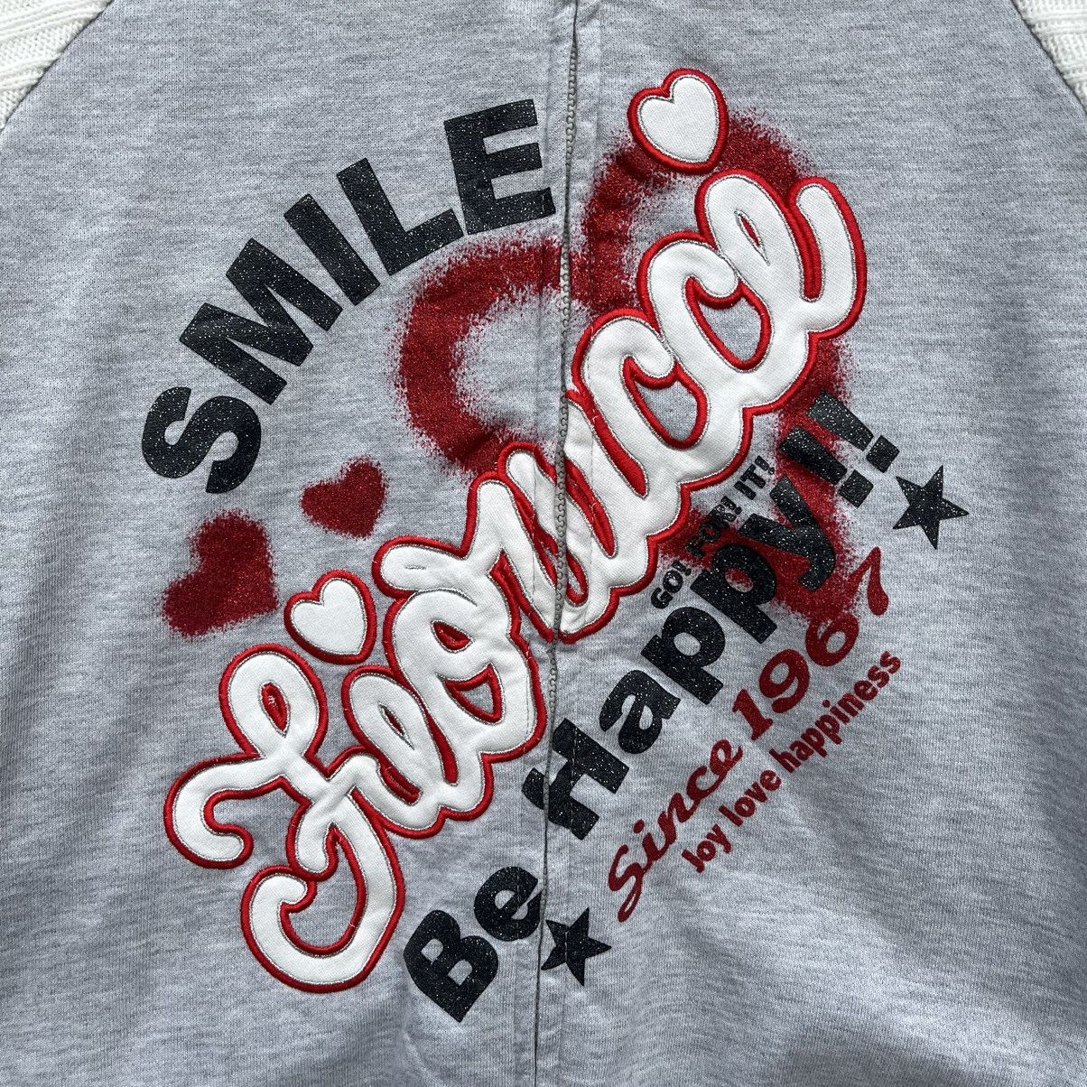 Designer × Fiorucci × Vintage Vintage Fiorucci ‘Smile Be Happy’ Two Tone Track Jacket Size US M / EU 48-50 / 2 - 4 Thumbnail