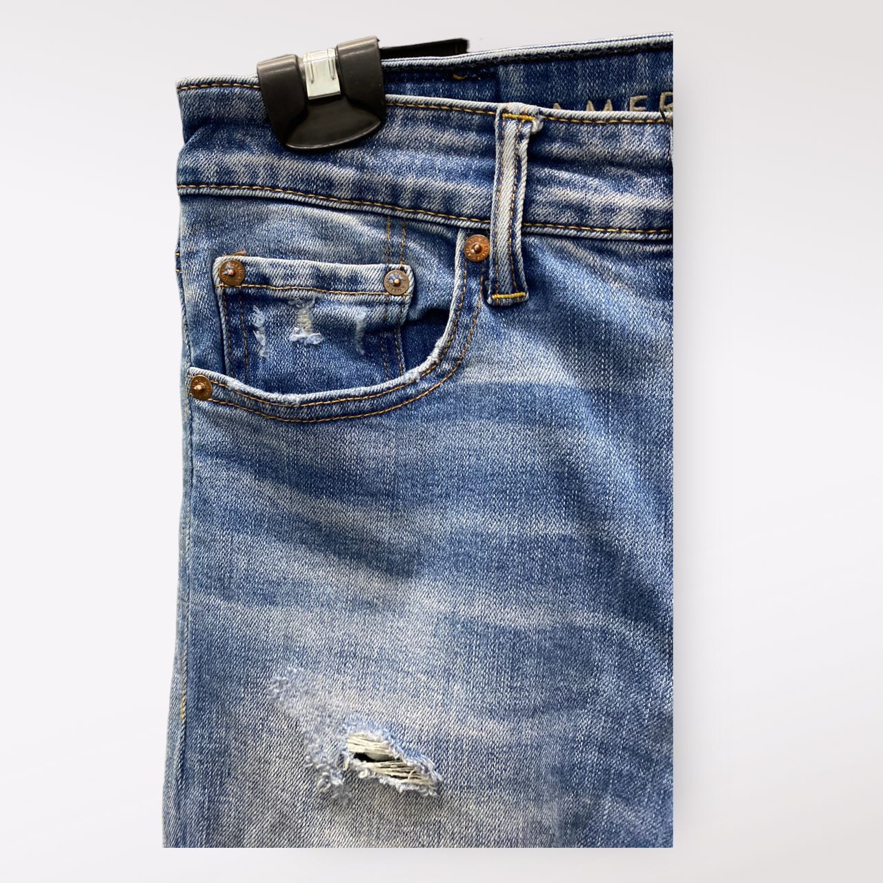 American Eagle Outfitters 💥BEST OFFER💥AMERICAN EAGLE SUPER SKINNY STRETCH DENIM Size US 30 / EU 46 - 7 Thumbnail