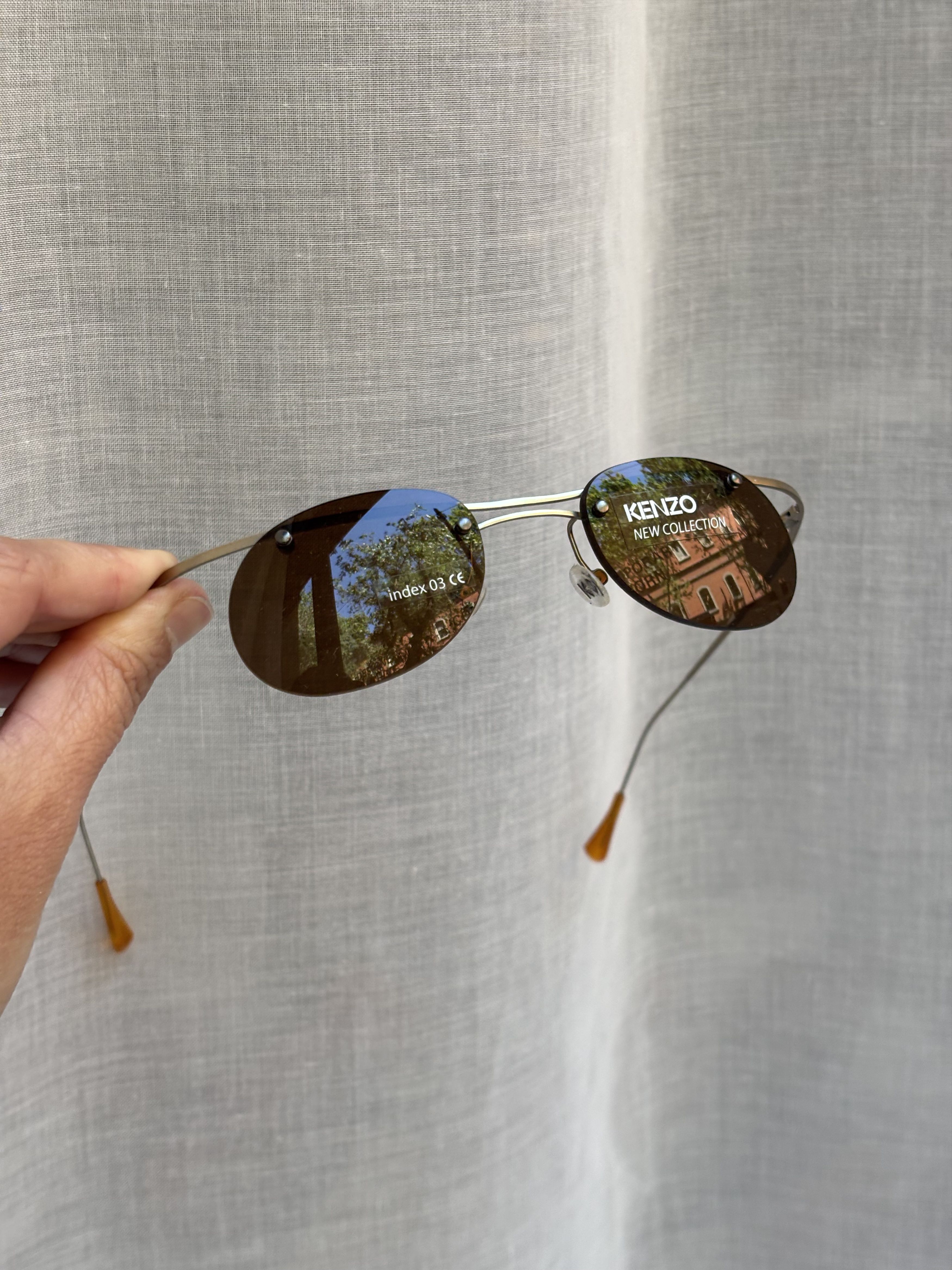 Kenzo Kenzo Sunglasses New Vintage Sport Pop Motard Ski Size ONE SIZE - 2 Thumbnail