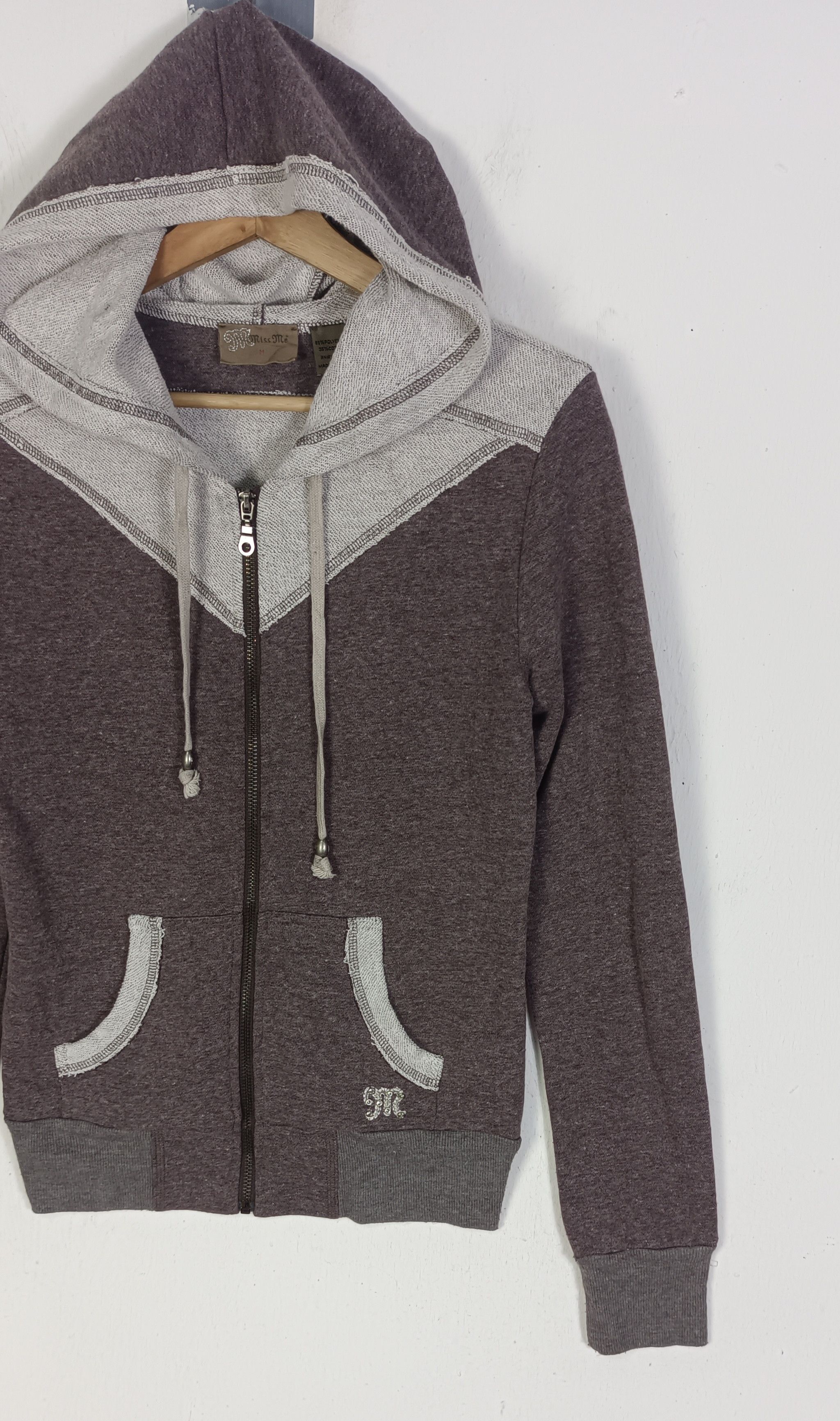 If Six Was Nine × Japanese Brand × Miss Me Miss Me Cross Embroidery Logo Zip Up Hoodie Size S / US 4 / IT 40 - 5 Thumbnail