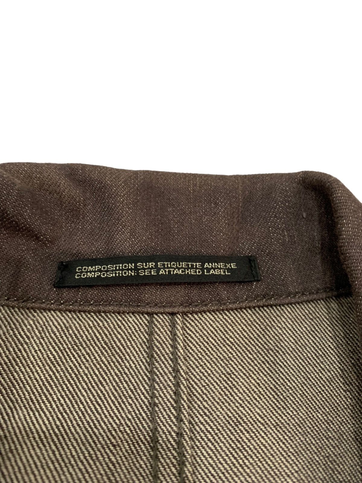 M+Rc Noir 🔥YOHJI YAMAMOTO+NOIR DENIM JACKETS Size S / US 4 / IT 40 - 6 Thumbnail