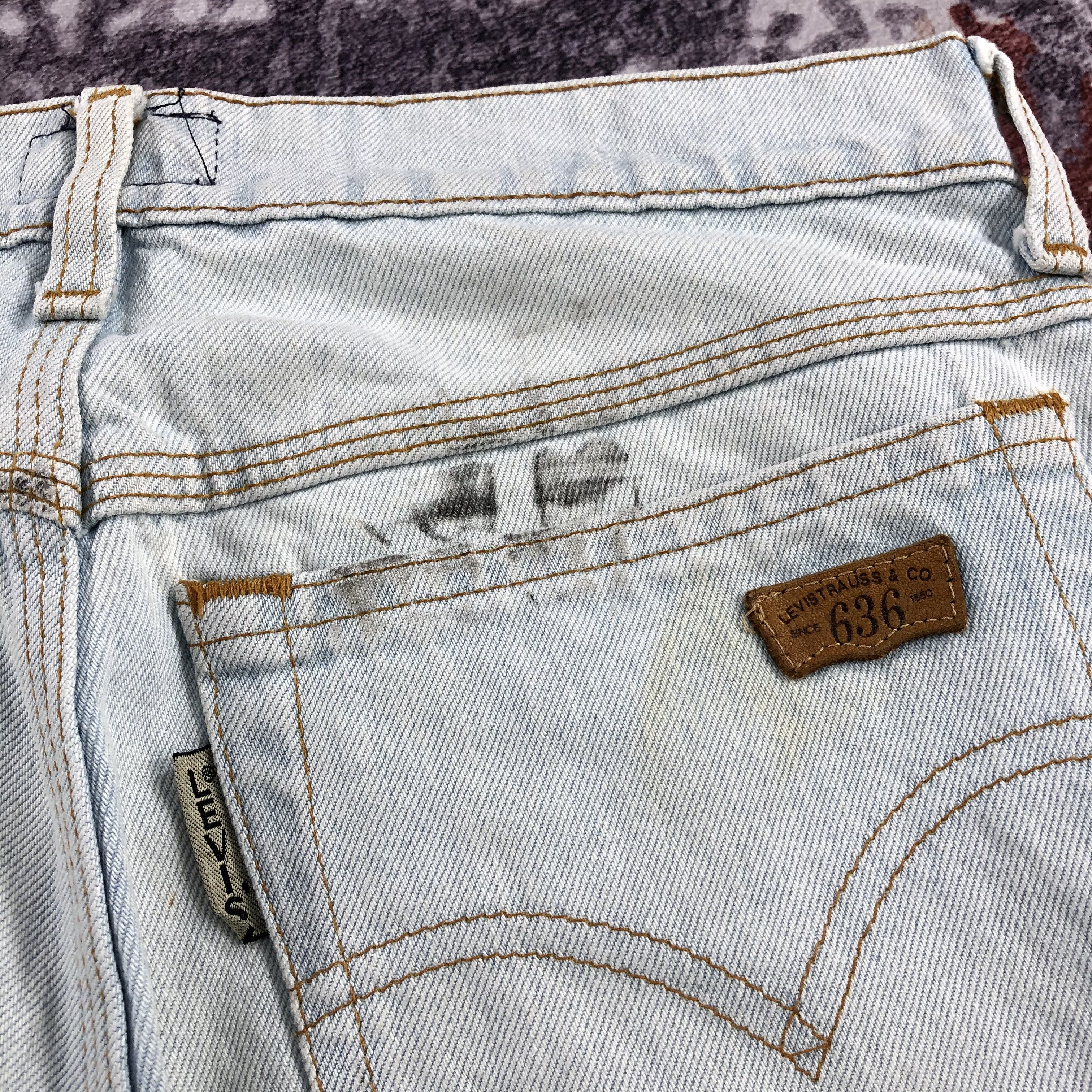 Levi's × Vintage 90s Vintage Light Wash Levis 636 Jeans-JM2164 Size US 28 / EU 44 - 9 Thumbnail