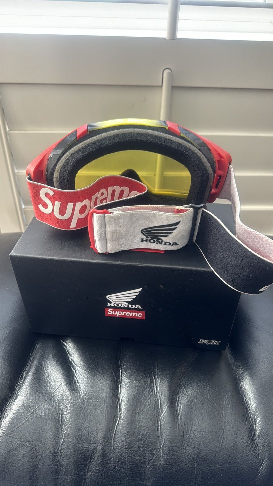 Fox Racing × Honda × Supreme Supreme fox goggles Size ONE SIZE - 4 Thumbnail