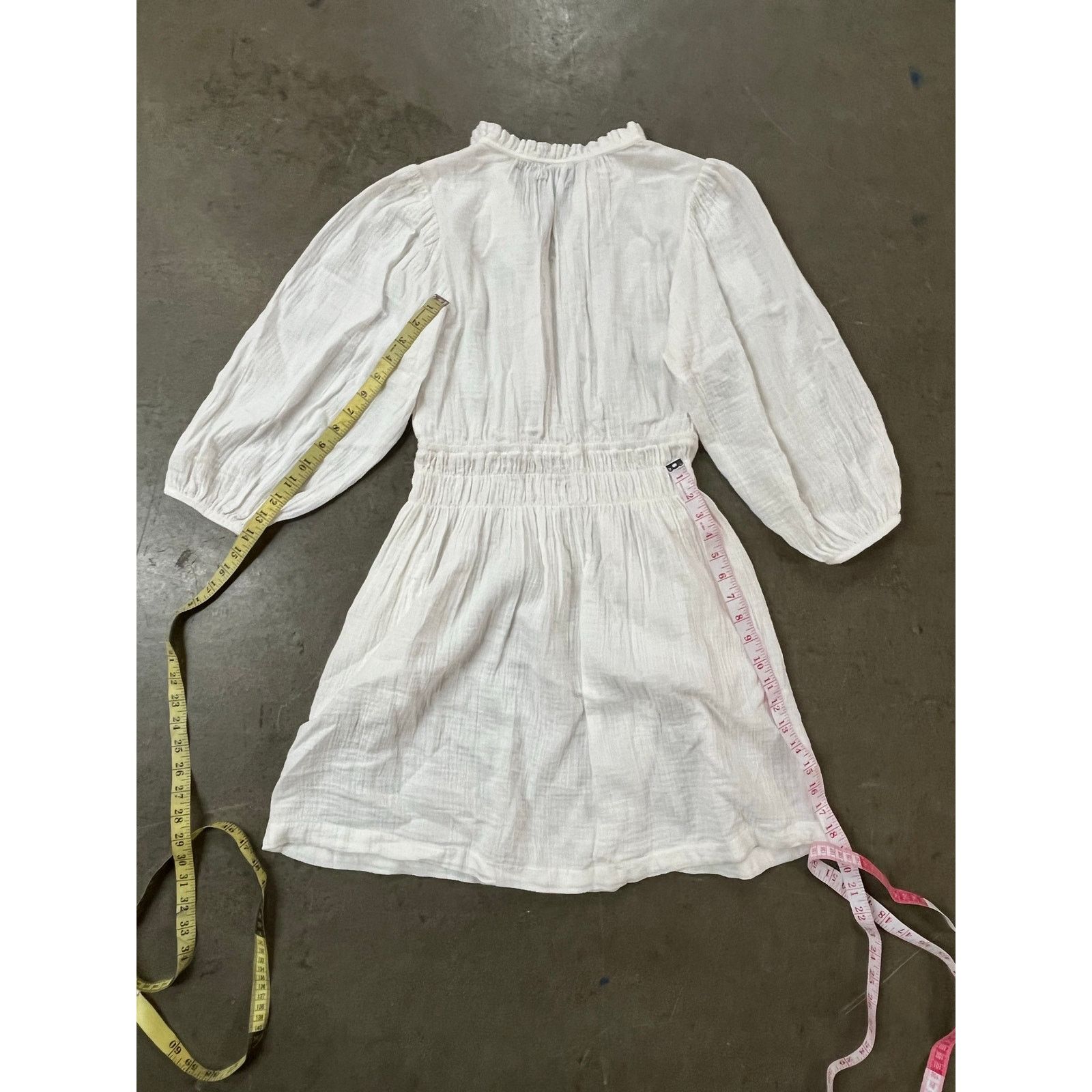 Gap Gap Women - Crinkle Gauze Mini Dress / S / White / NWOT Size S / US 4 / IT 40 - 3 Thumbnail