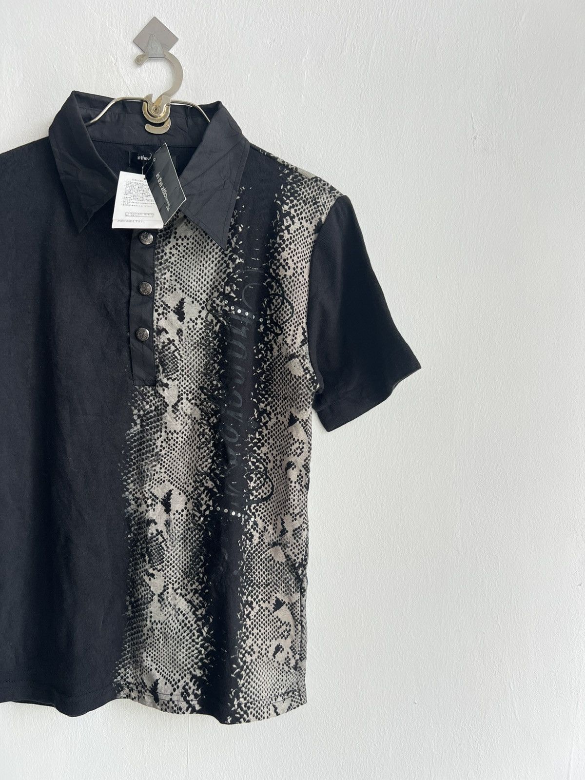 KMRii NWT In The Attic Homme Snakeskin Python Swarovski Poem Polos Size US M / EU 48-50 / 2 - 1 Thumbnail
