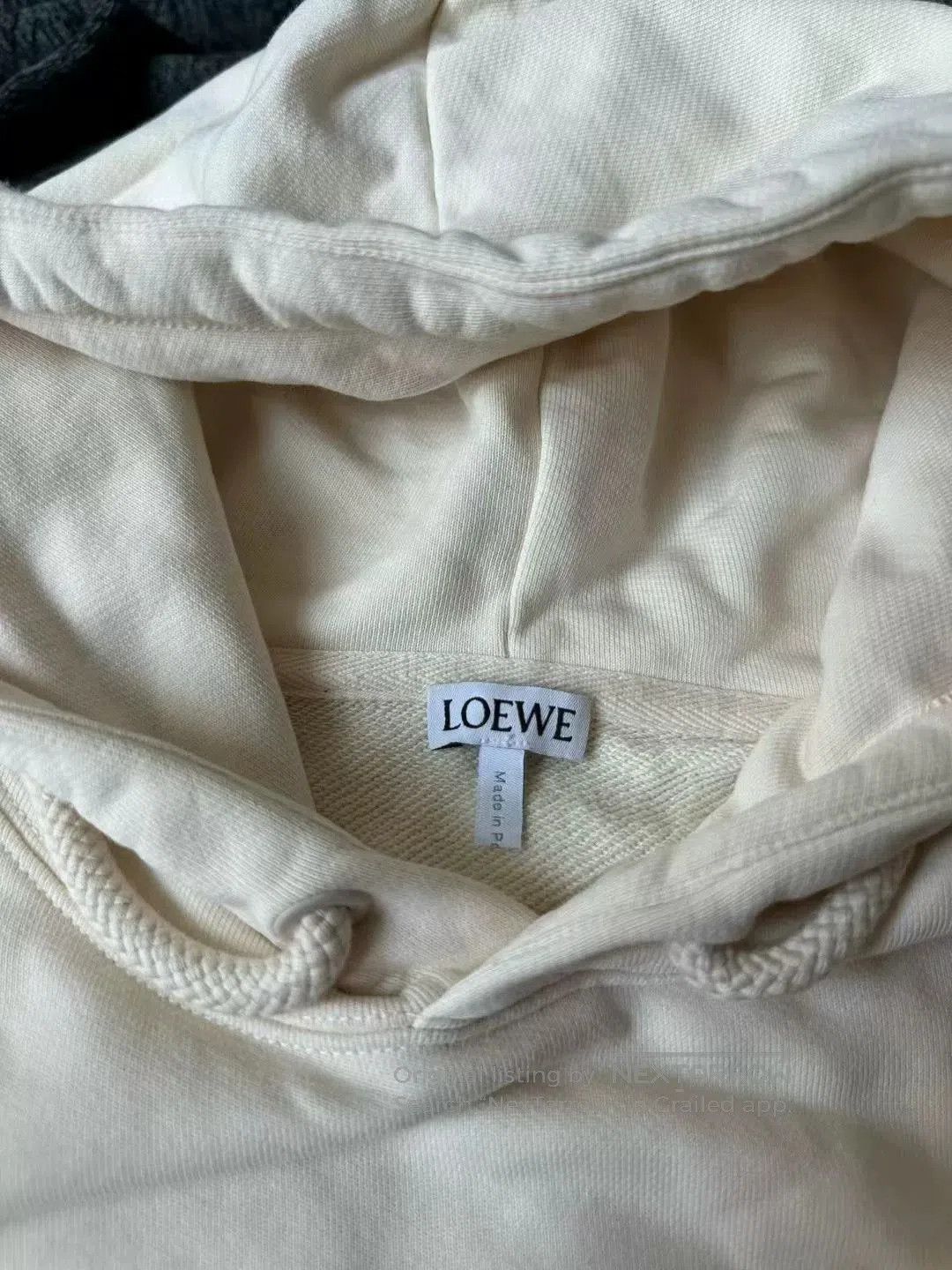 Loewe Loewe White Leather Patch Hoodie. Size US S / EU 44-46 / 1 - 3 Thumbnail