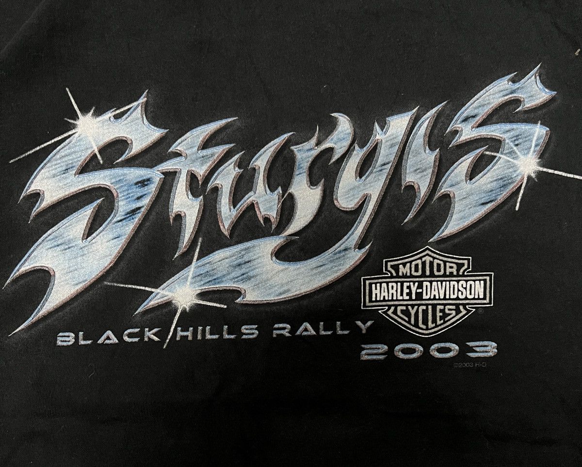 Harley Davidson 2003 HarleyDavidson Sturgis Rally Tee XL Vintage Biker Shirt Size US XL / EU 56 / 4 - 2 Thumbnail