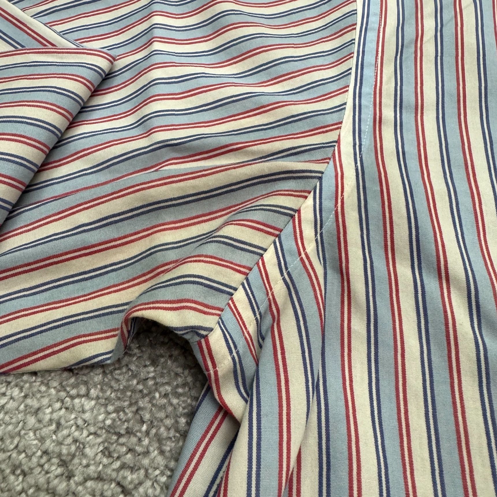Charles Tyrwhitt Charles Tyrwhitt Dress Shirt Mens M Multicolor Striped Button-Down Non-Iron Size 40R - 7 Thumbnail