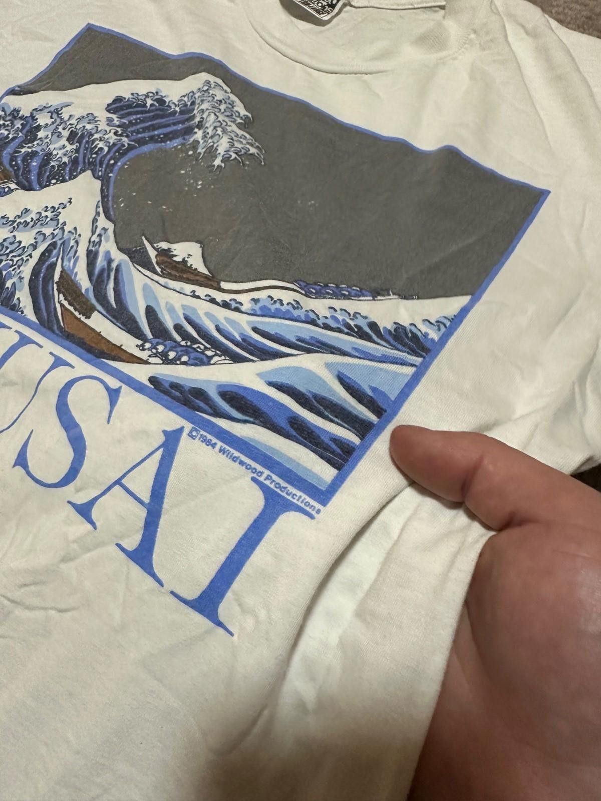Other Vintage 1984 Hokusai Great Wave Off Kanagawa T Shirt Large Size US L / EU 52-54 / 3 - 4 Thumbnail