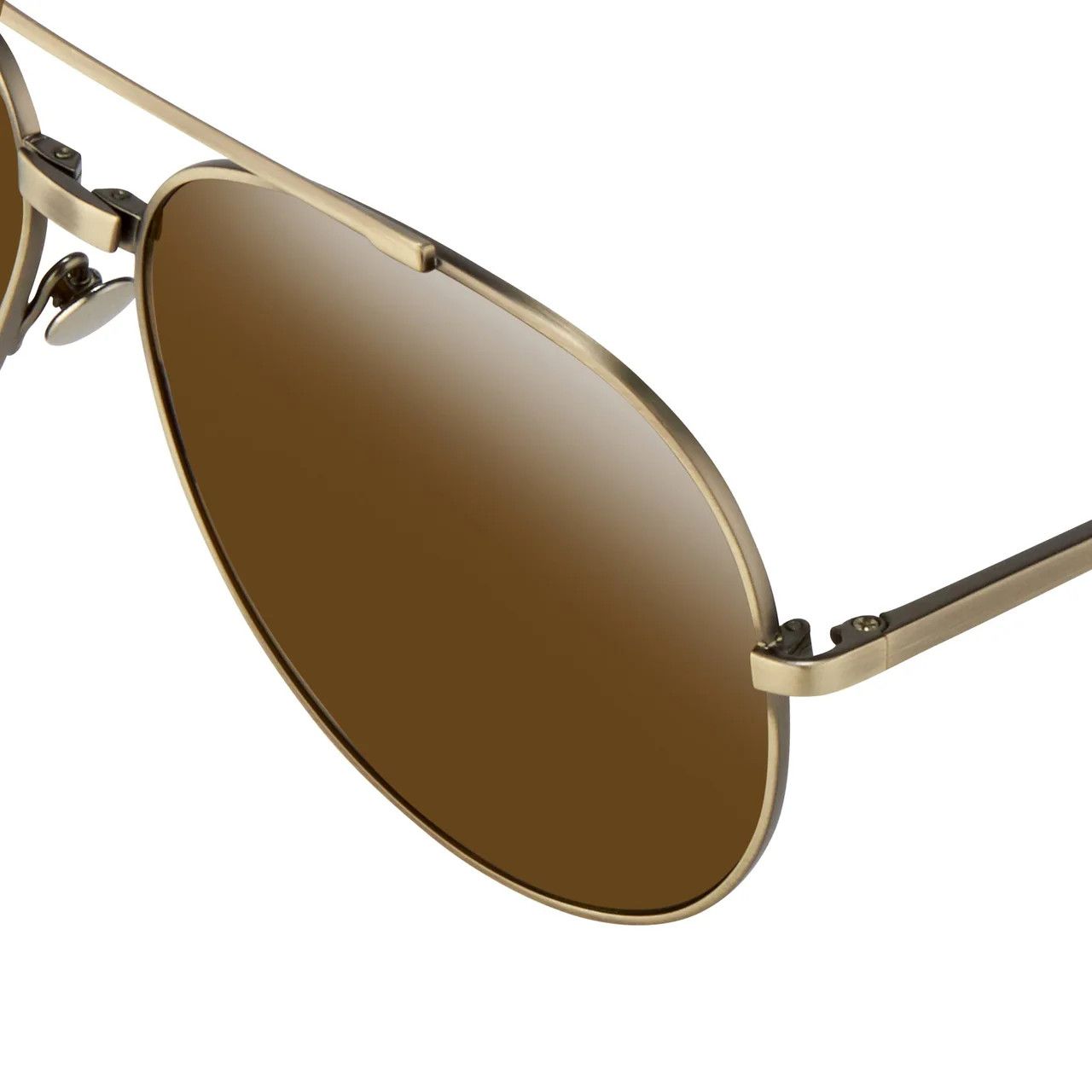 Ann Demeulemeester Ann Demeulemeester Sunglasses Brushed Silver and Brown Size ONE SIZE - 3 Thumbnail