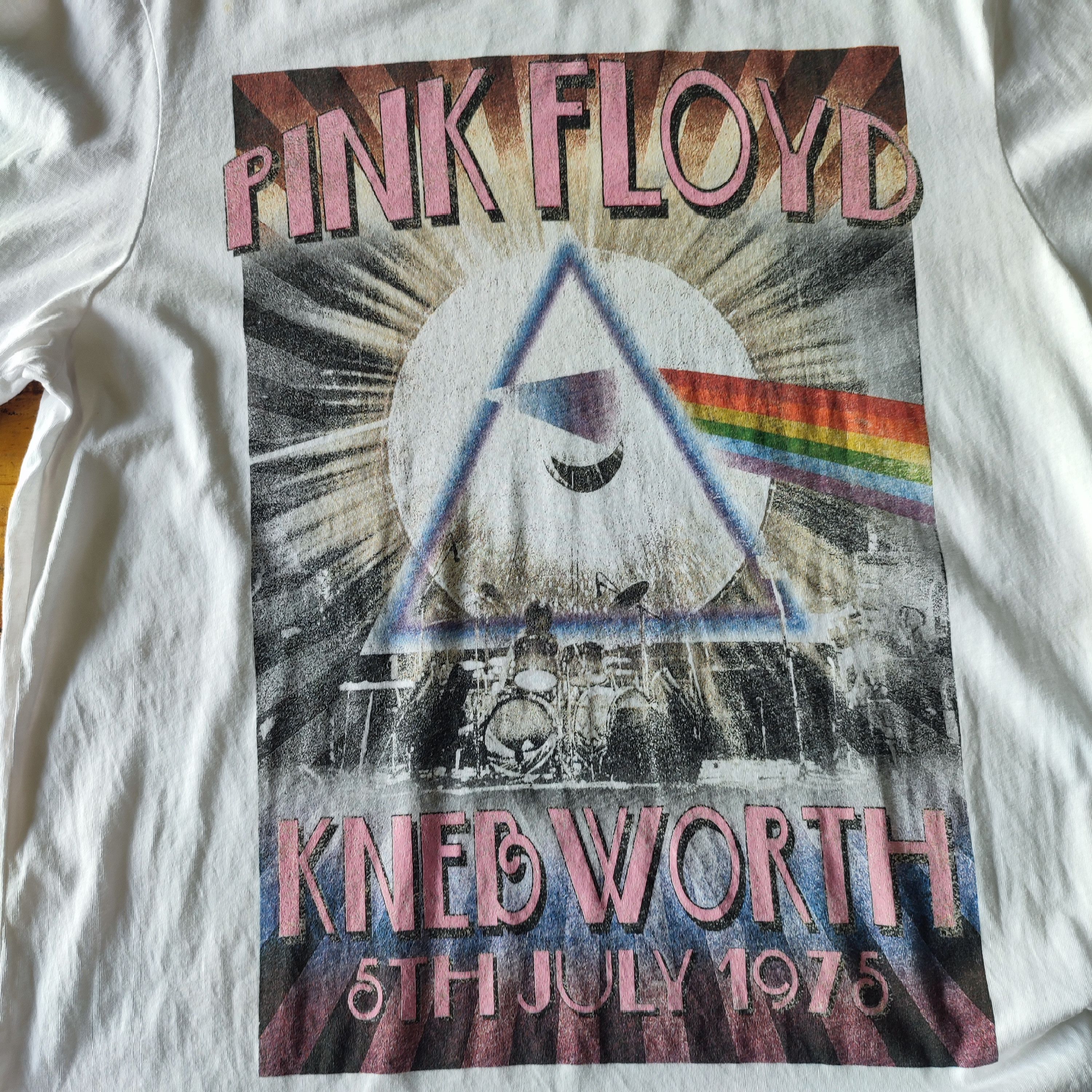 Band Tees × Pink Floyd × Vintage PINKFLOYD Size L / US 10 / IT 46 - 3 Thumbnail