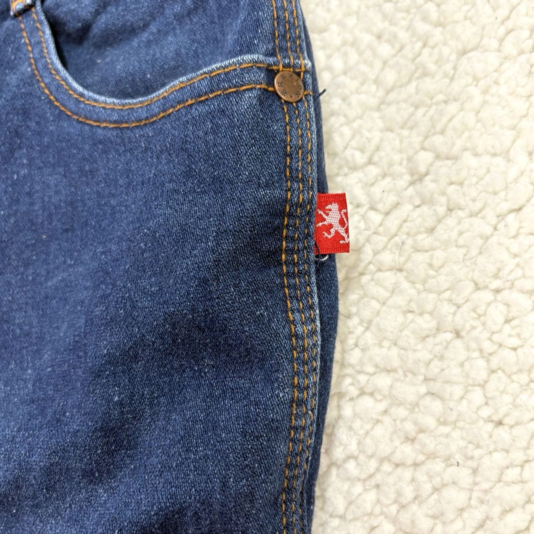 Vintage VINTAGE Braxton Denim Jeans Blue 70s 80s Mens Embroidered 33 x 27 Inseam 27 Waist 33 Look Hippy Size US 33 - 3 Thumbnail