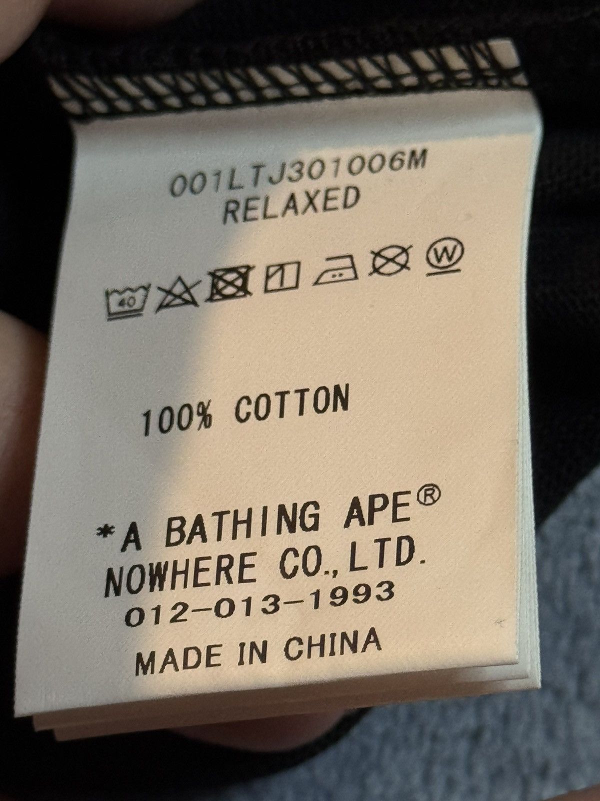 Bape Bape XL Relaxed Fit Jersey Size US XL / EU 56 / 4 - 3 Thumbnail