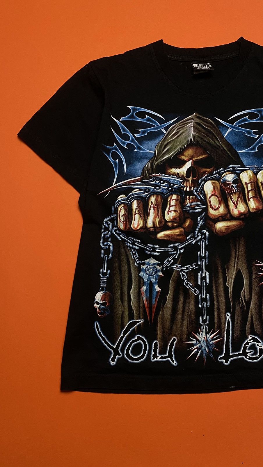 Band Tees Vintage Skull game over you lose t-shirt Size US M / EU 48-50 / 2 - 3 Thumbnail