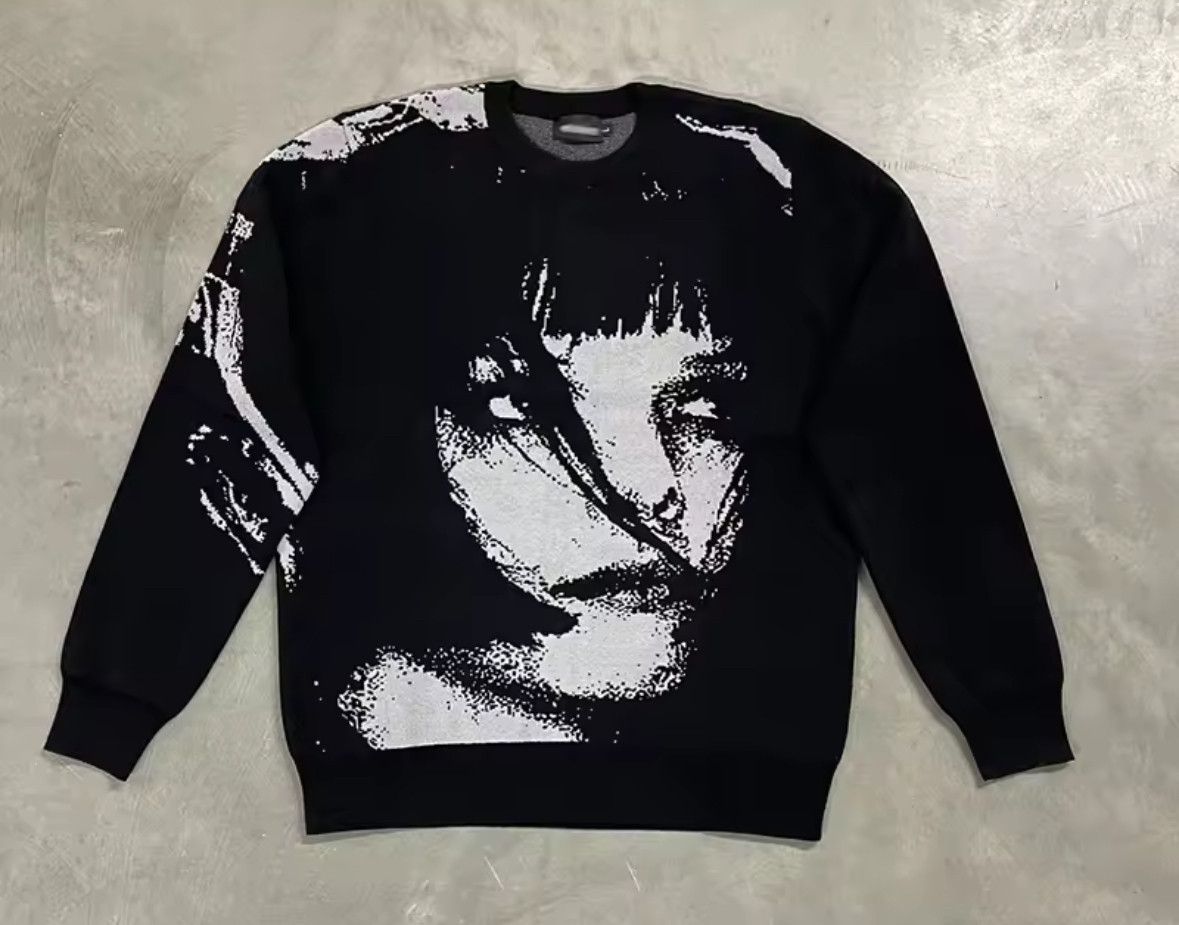 Japanese Brand Dark Style Retro Girl Hip Hop Knitted Sweater Size US M / EU 48-50 / 2 - 1 Thumbnail