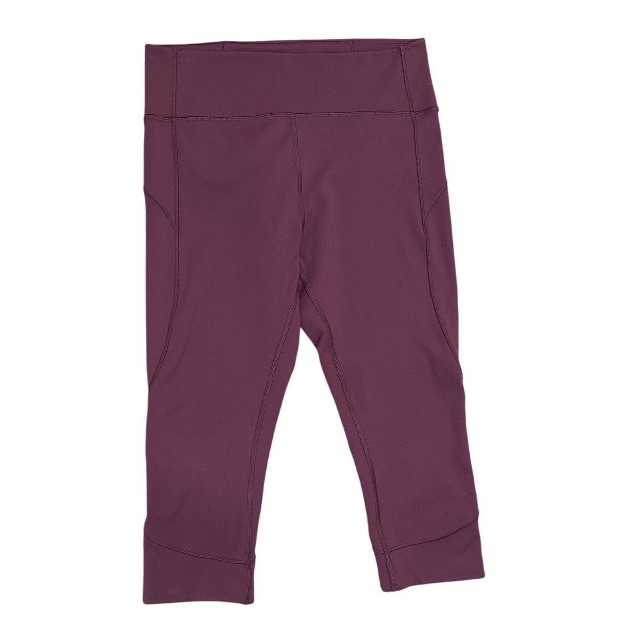 Lululemon Lululemon In Movement Crop *Everlux 19" Size 10Garnet Size 32" / US 10 / IT 46 - 4 Thumbnail