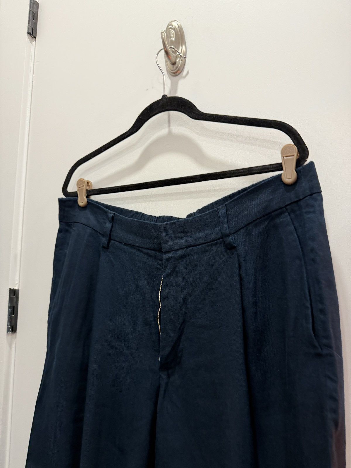NN07 NN07 Pleated Linen Trousers Size US 36 / EU 52 - 4 Thumbnail