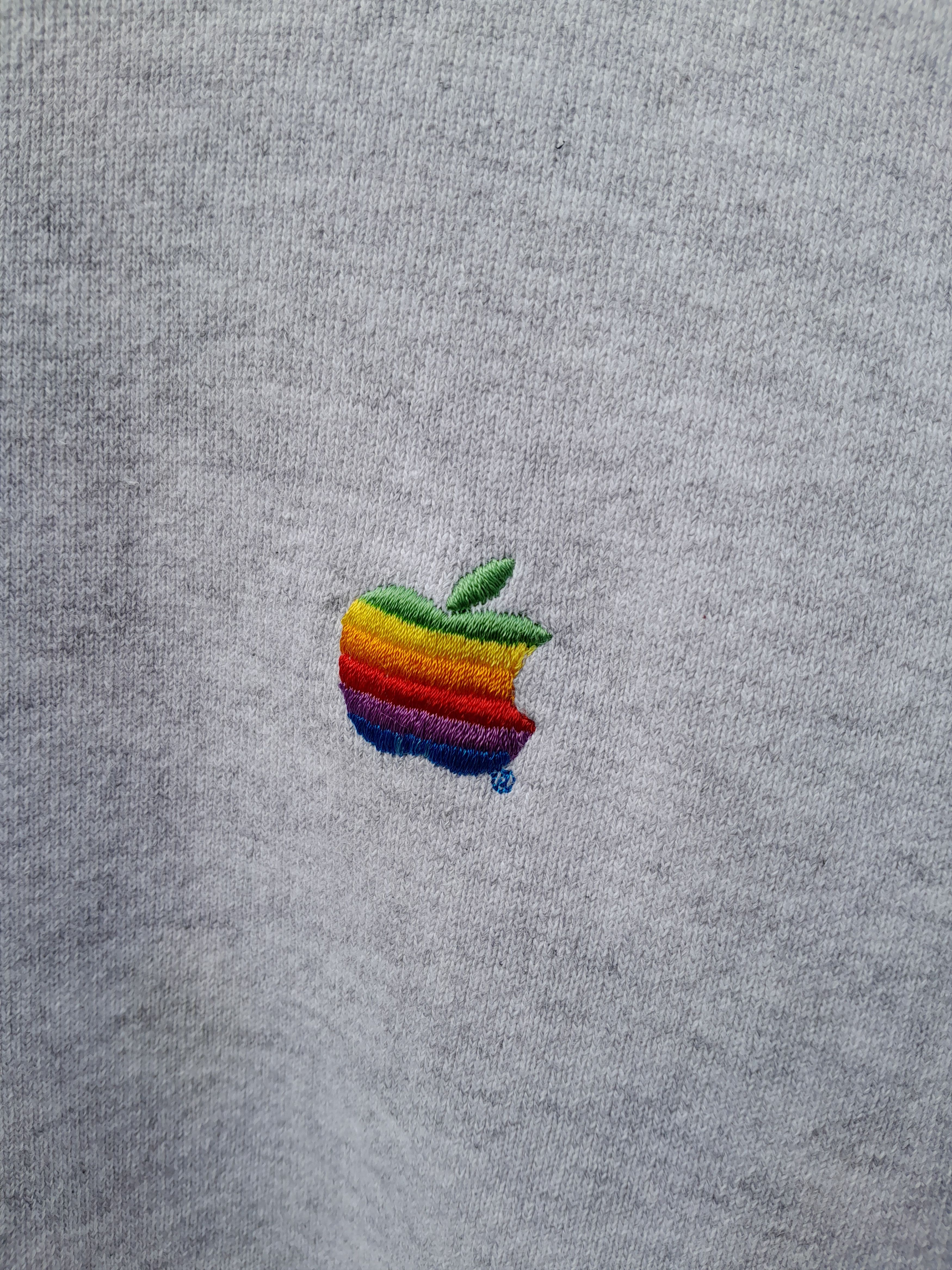 Apple Vintage 90s APPLE embroidery logo sweatshirt Size US XL / EU 56 / 4 - 4 Thumbnail