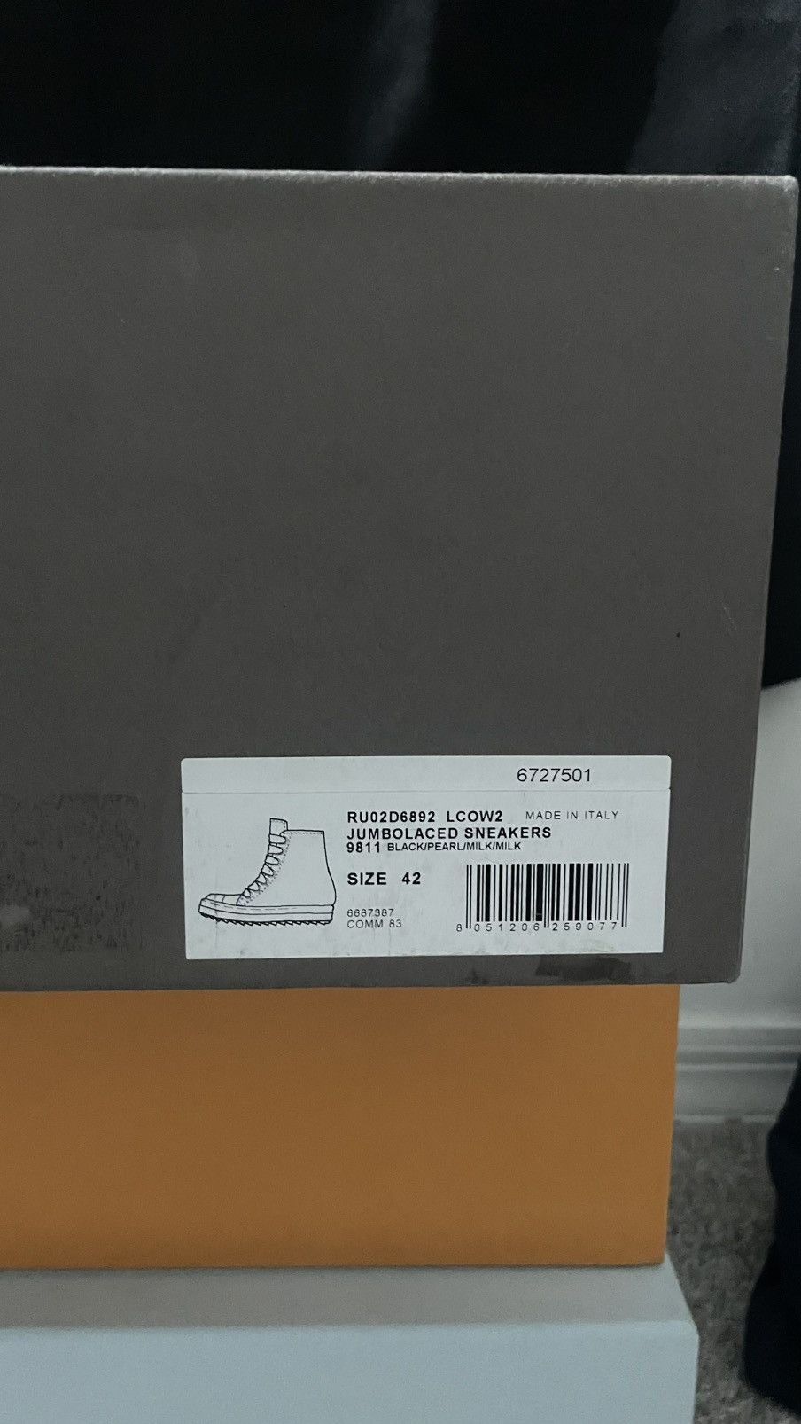 Rick Owens Rick Owens Porterville Jumbo Lace Size US 9 / EU 42 - 8 Thumbnail