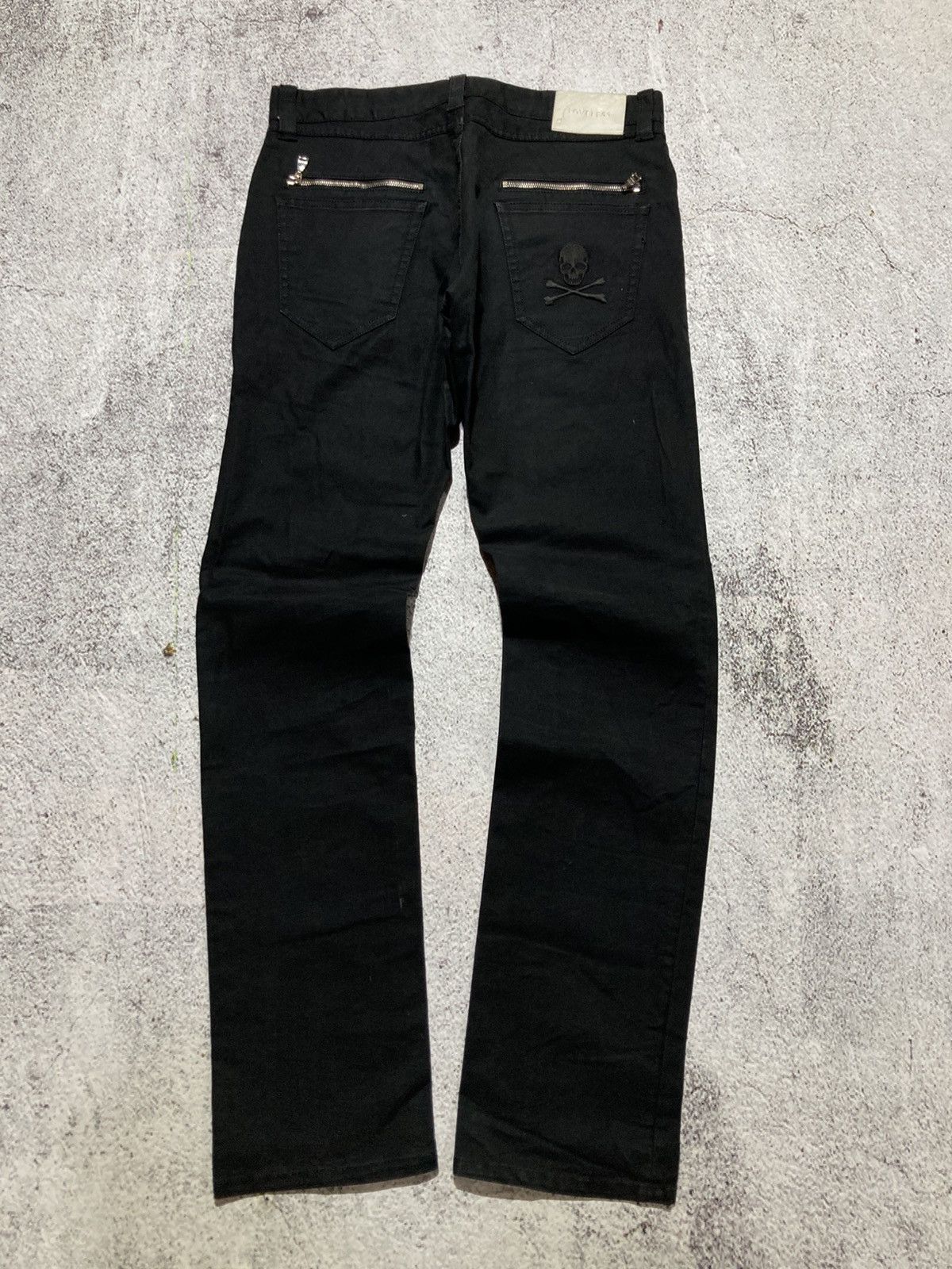 Japanese Brand 2000s Loveless Skull Patch Logo Punk Gothic Vkei Style Pants Size US 32 / EU 48 - 1 Thumbnail