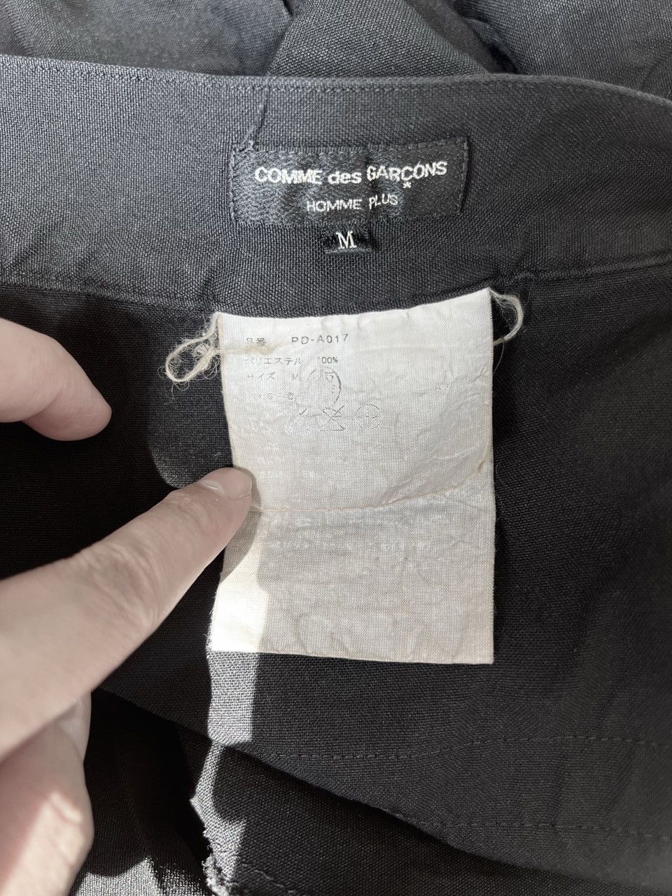 Comme des Garcons Homme Plus COMME des GARCONS HOMME PLUS Deconstructed Wrap Skirt Apron Size 42" / US 20 - 6 Thumbnail
