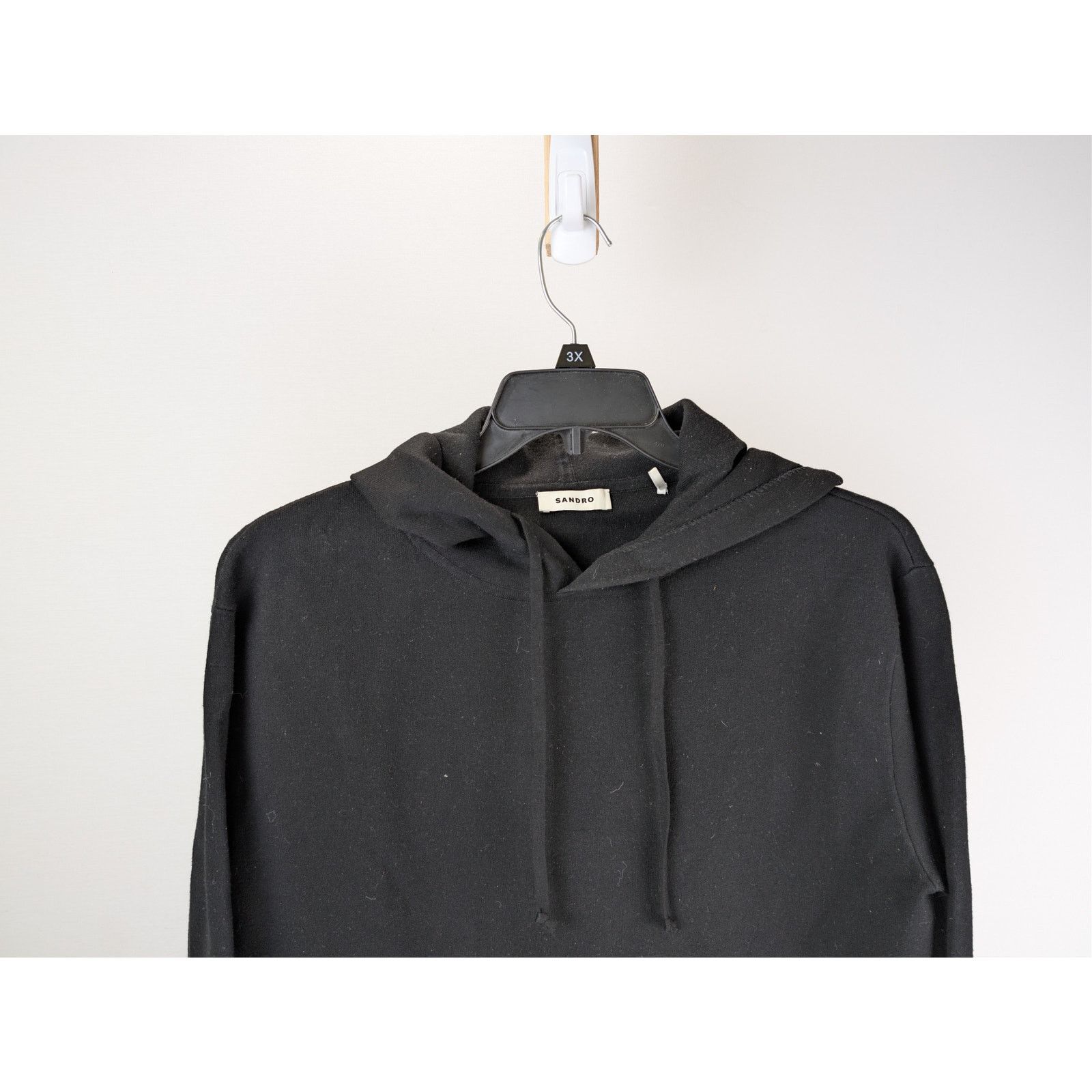 Sandro o1rshd1 CC20 Sandro Hoodie in Black Size US M / EU 48-50 / 2 - 3 Thumbnail
