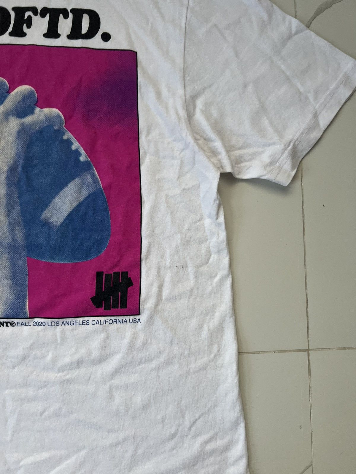 Undefeated × Vintage UNDEFEATED SPORTS EQUIPMENT Y2K BIG LOGO RUGBY TEE Size US S / EU 44-46 / 1 - 5 Thumbnail