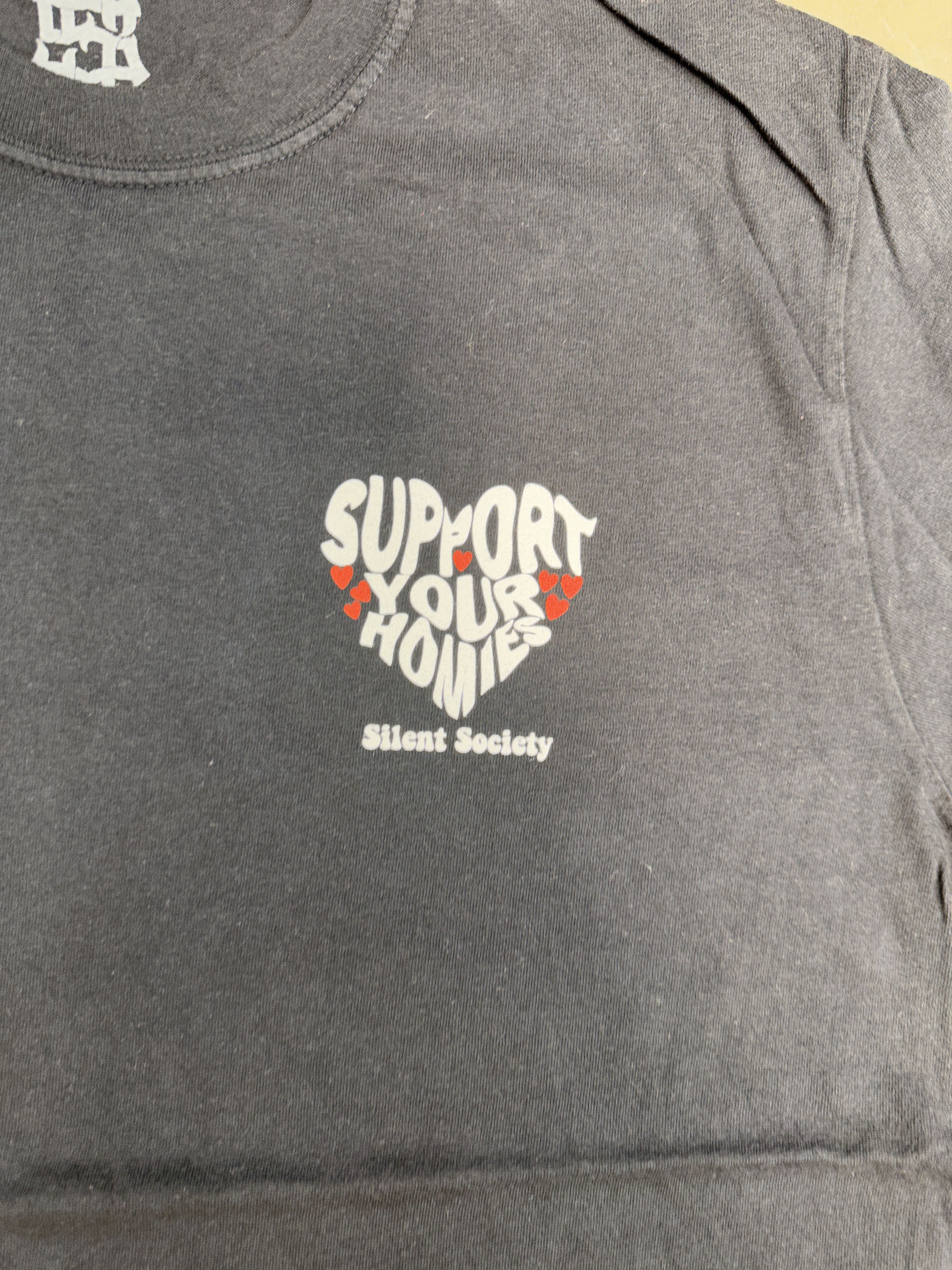 Other SILENT SOCIETY SUPPORT YOUR HOMIES TEE- M Size US M / EU 48-50 / 2 - 4 Thumbnail