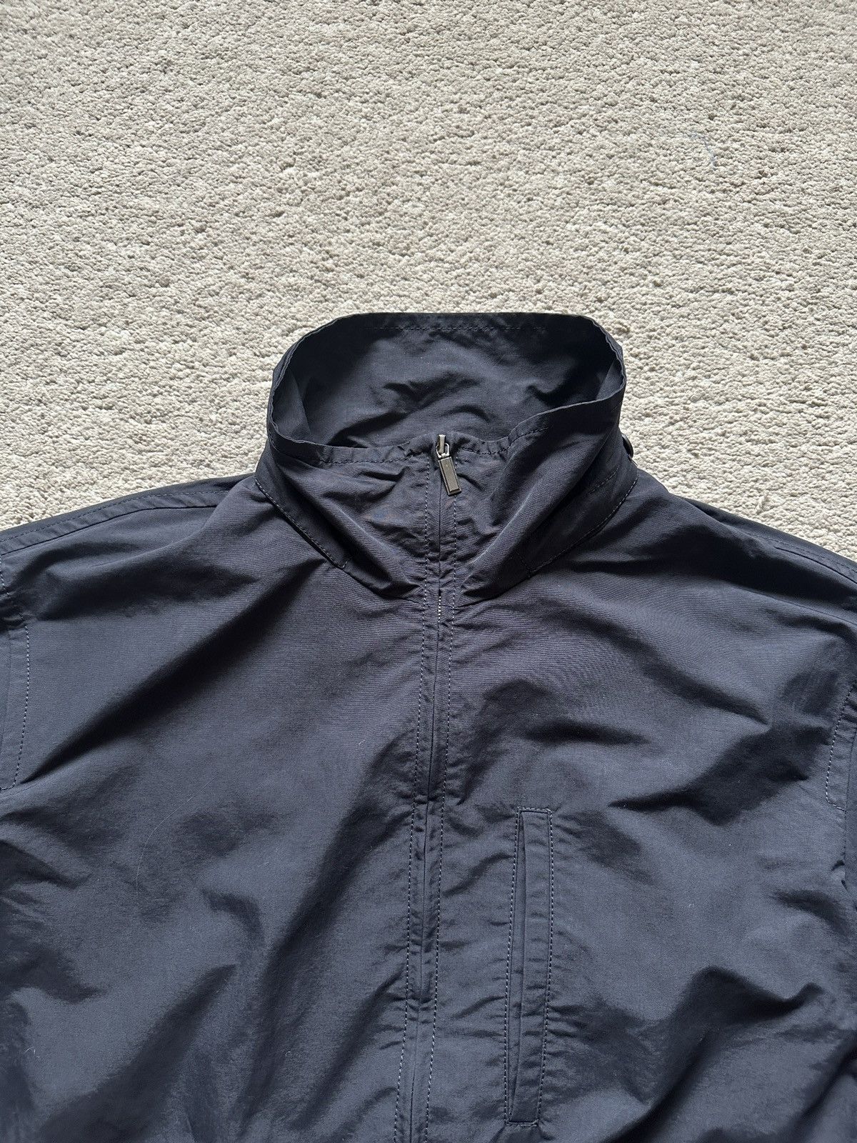 Donna Karan 1990s Donna Karan Oversized Resin Coating Nylon Jacket Size US XL / EU 56 / 4 - 11 Thumbnail