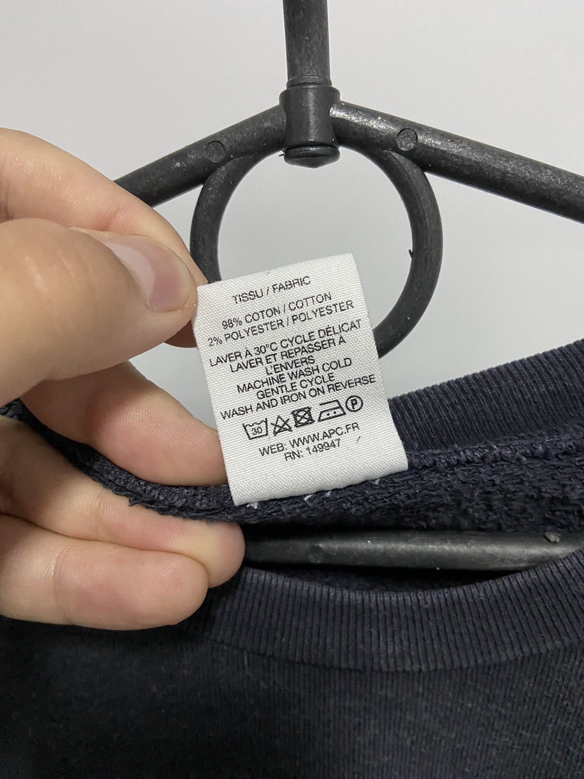 A.P.C. × Vintage APC Sweatshirt Logo Made in USA 🇺🇸 vintage Size US M / EU 48-50 / 2 - 6 Thumbnail