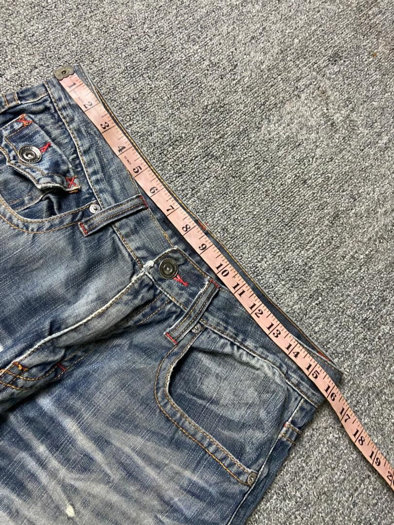 Japanese Brand ANTFUI World Brand Distressed Jeans (186) Size US 32 / EU 48 - 10 Thumbnail