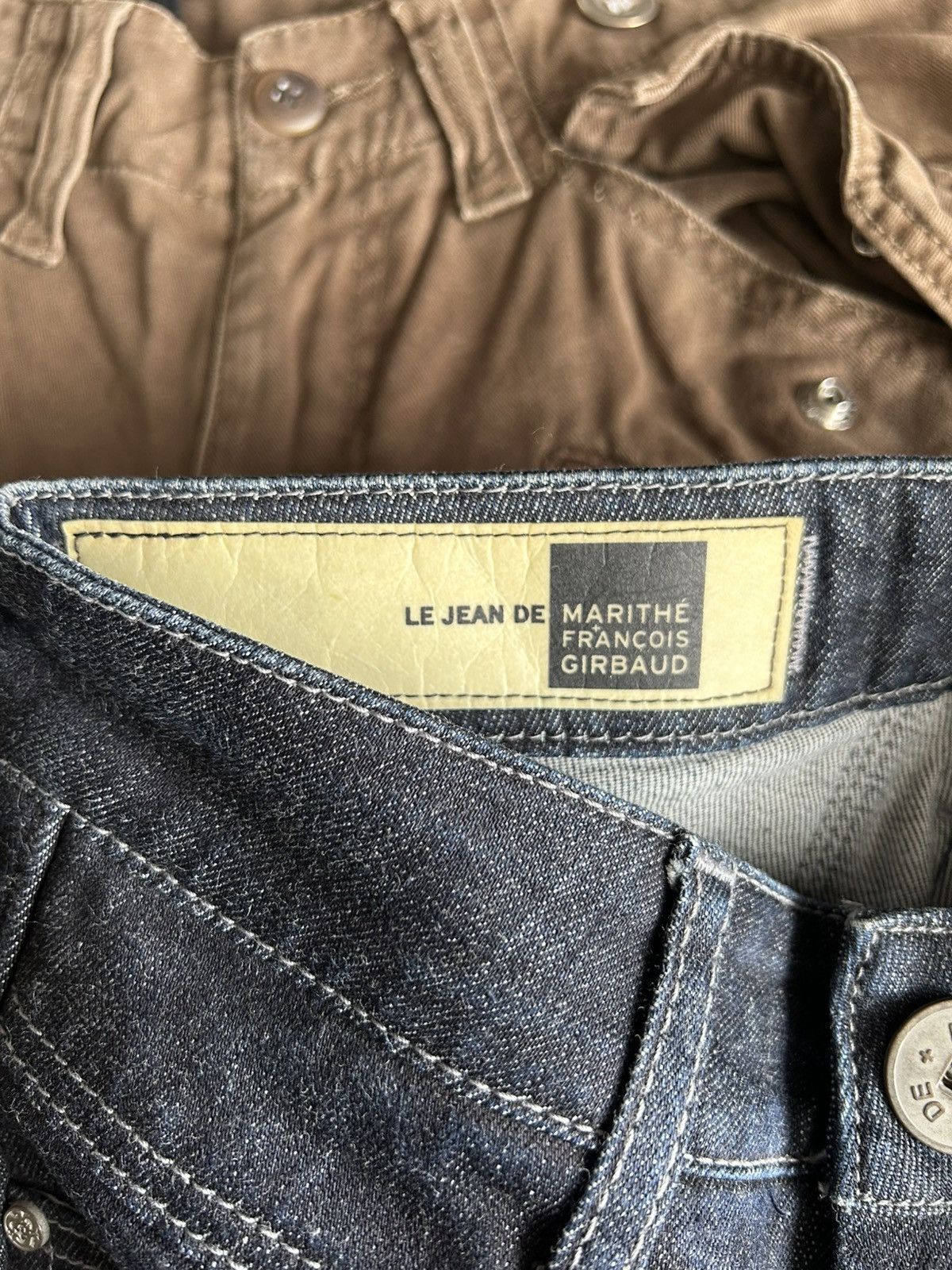 Marithe + Francois Girbaud MFG Blue Flared Denim Size US 26 / EU 42 - 8 Thumbnail