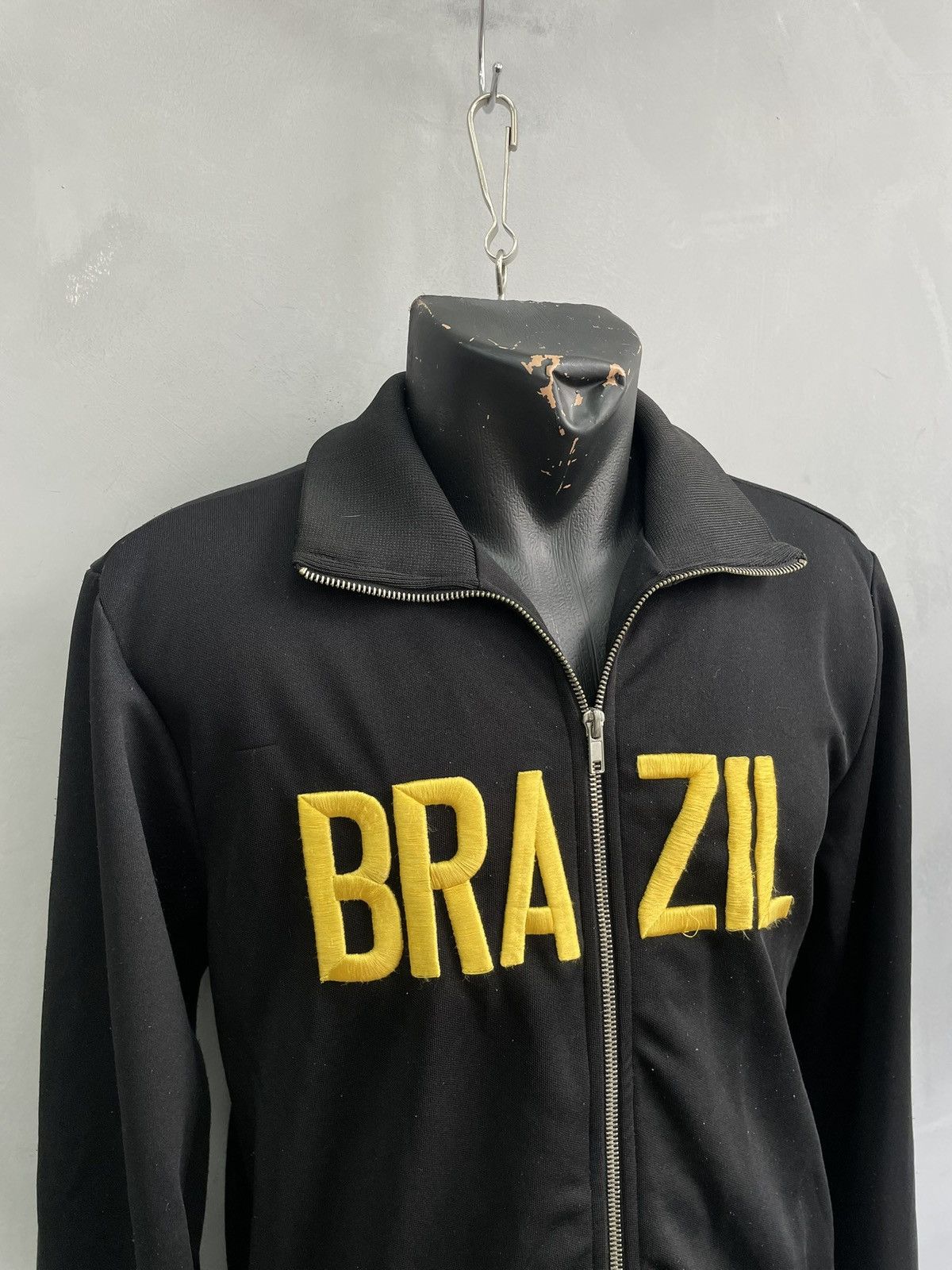 Vintage Fishbone Brazil Zip sweatshirt soccer y2k blokecore 90s Size US M / EU 48-50 / 2 - 5 Thumbnail