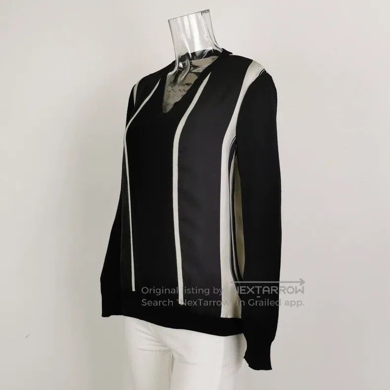 Hermes Hermes Brides de Gala Fleece Blend Color-Matching V-Neck L Size XS / US 0-2 / IT 36-38 - 2 Thumbnail
