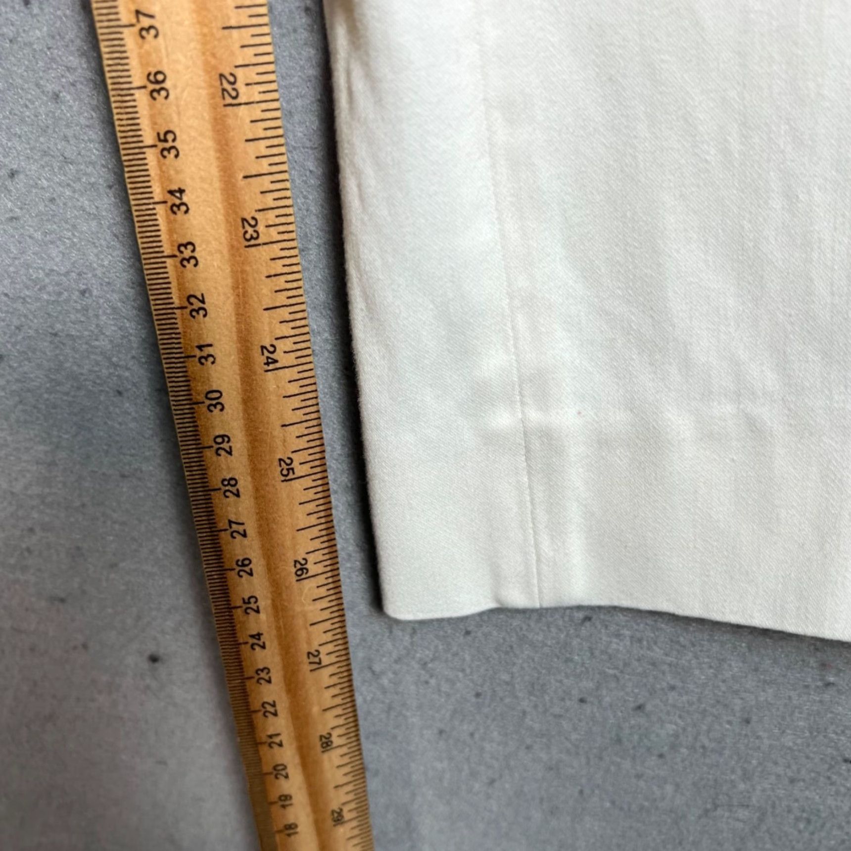 Cos COS Womens High-Waisted White Chino Pants Straight Leg Size 2 Size 26" / US 2 / IT 38 - 7 Thumbnail